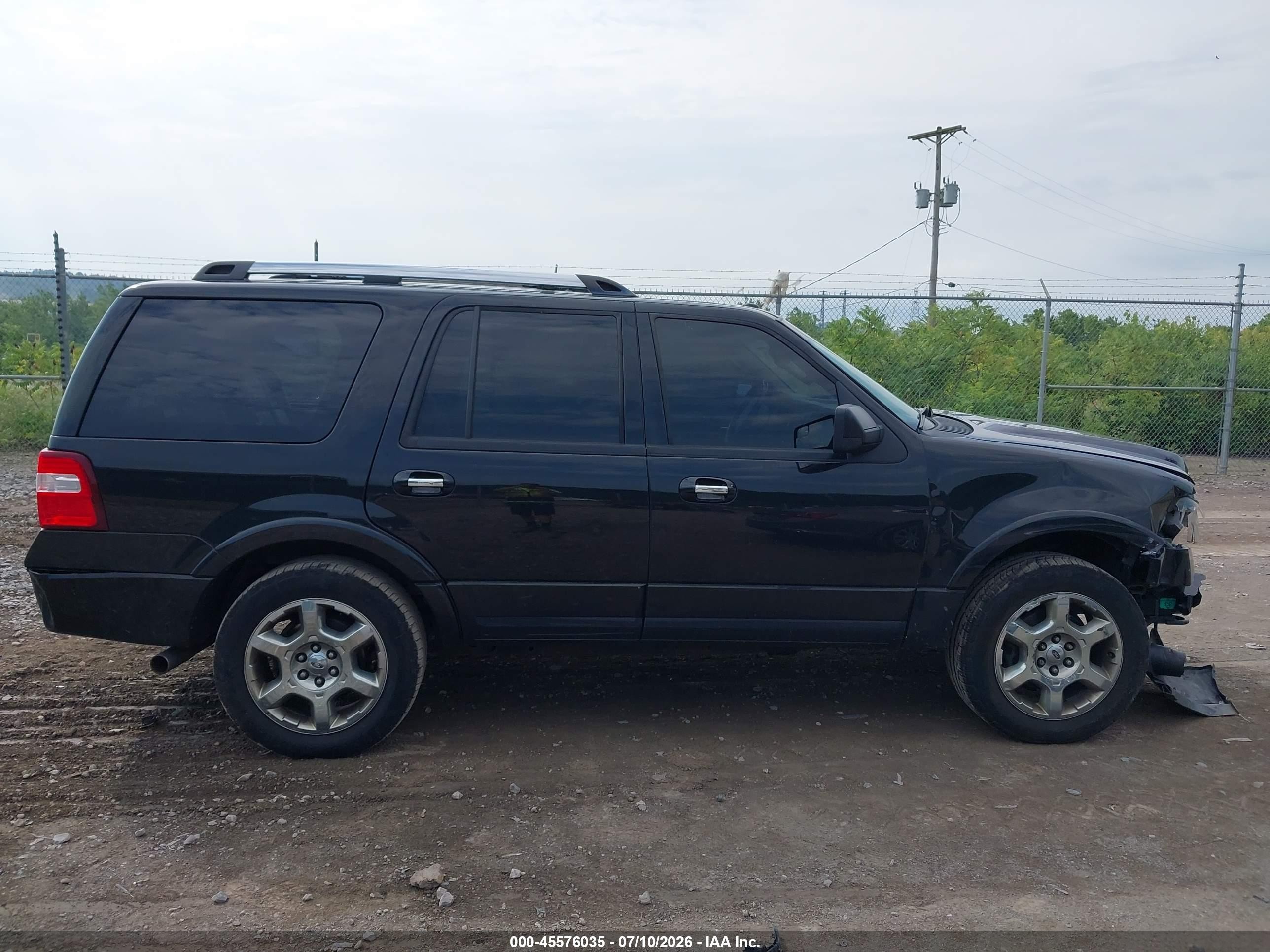 2013 Ford Expedition Limited Black vin: 1FMJU2A59DEF21589