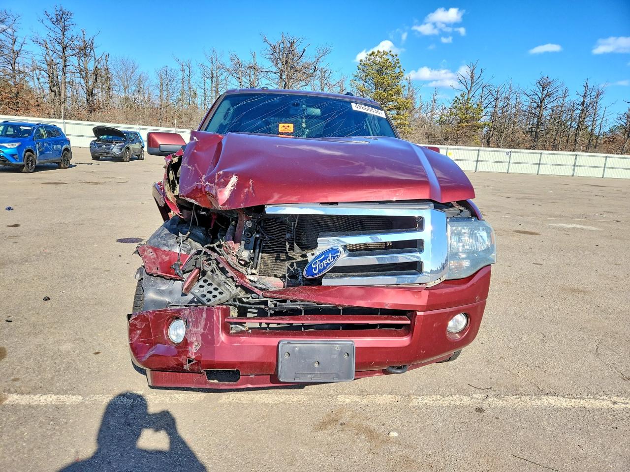 2013 Ford Expedition Limited Burgundy vin: 1FMJU2A59DEF23021