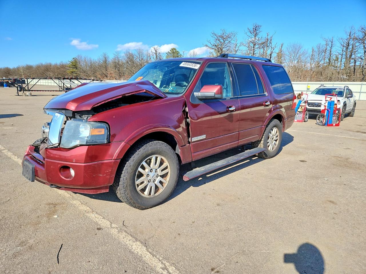 2013 Ford Expedition Limited Burgundy vin: 1FMJU2A59DEF23021