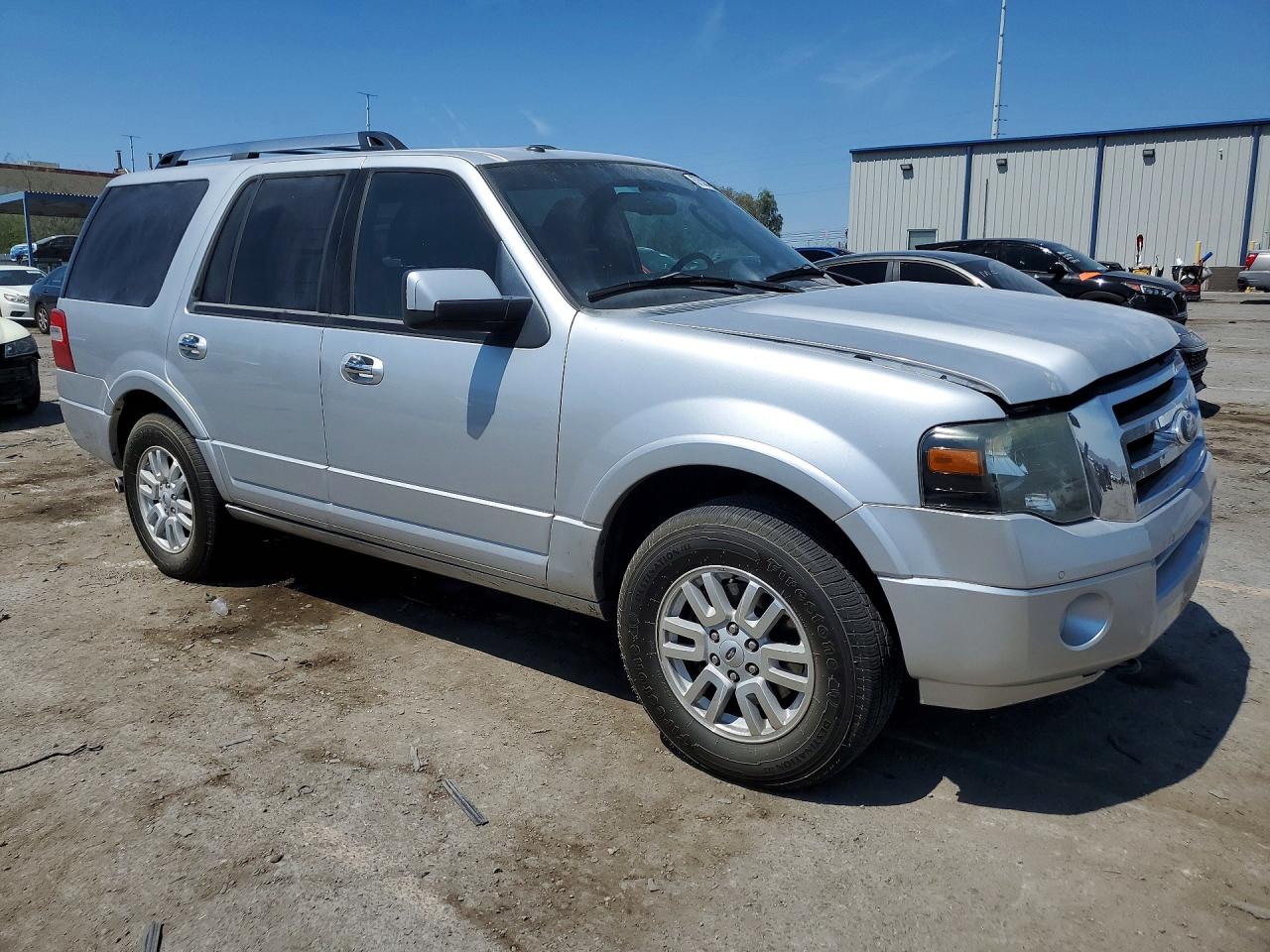 2014 Ford Expedition Limited Silver vin: 1FMJU2A59EEF50625