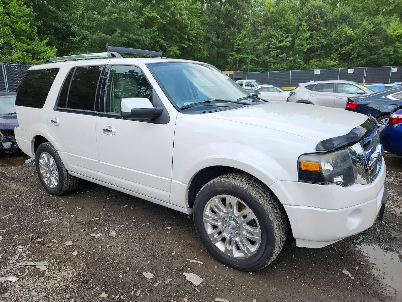 2011 Ford Expedition Limited White vin: 1FMJU2A5XBEF23705