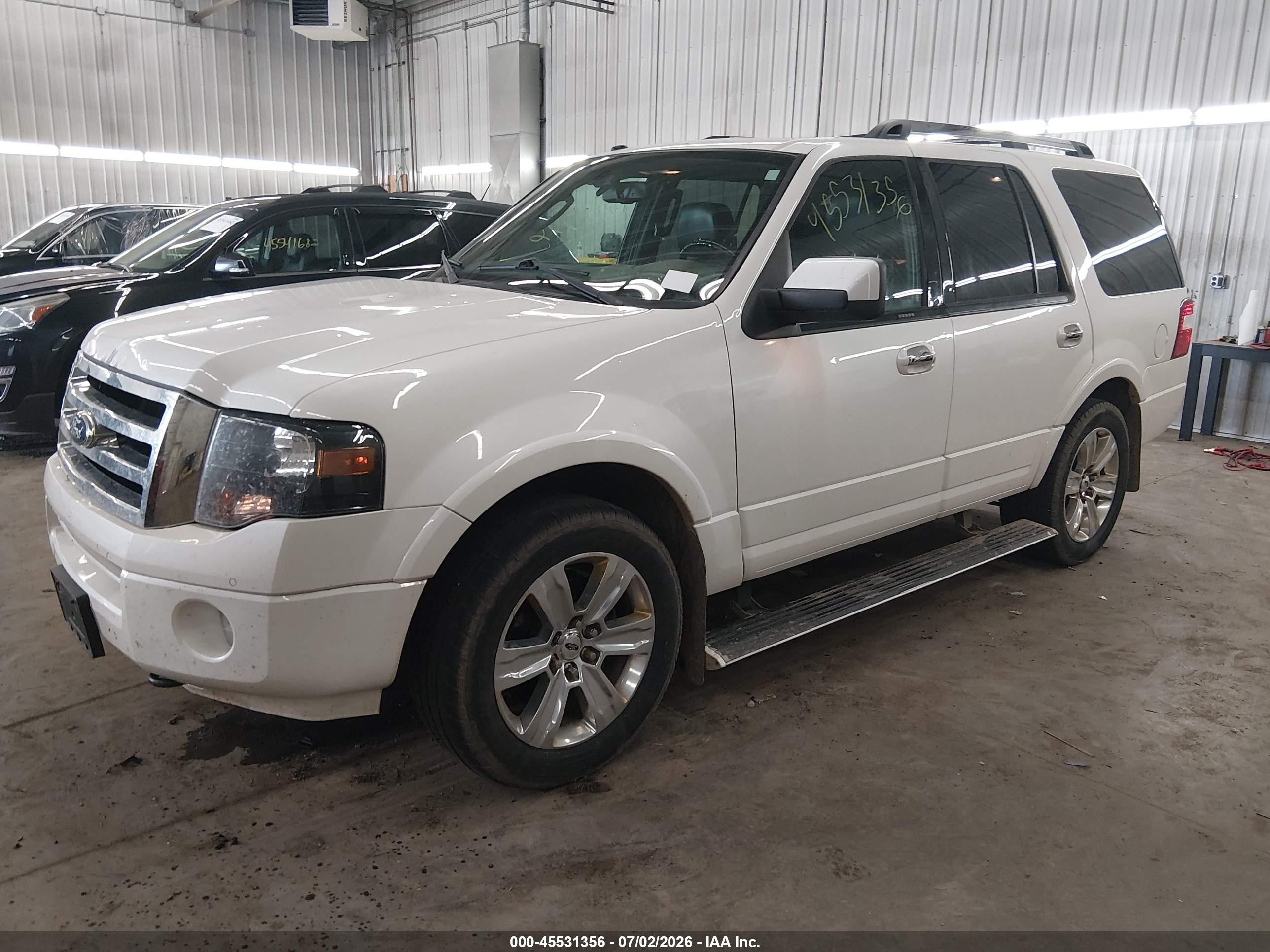 2012 Ford Expedition Limited White vin: 1FMJU2A5XCEF24709