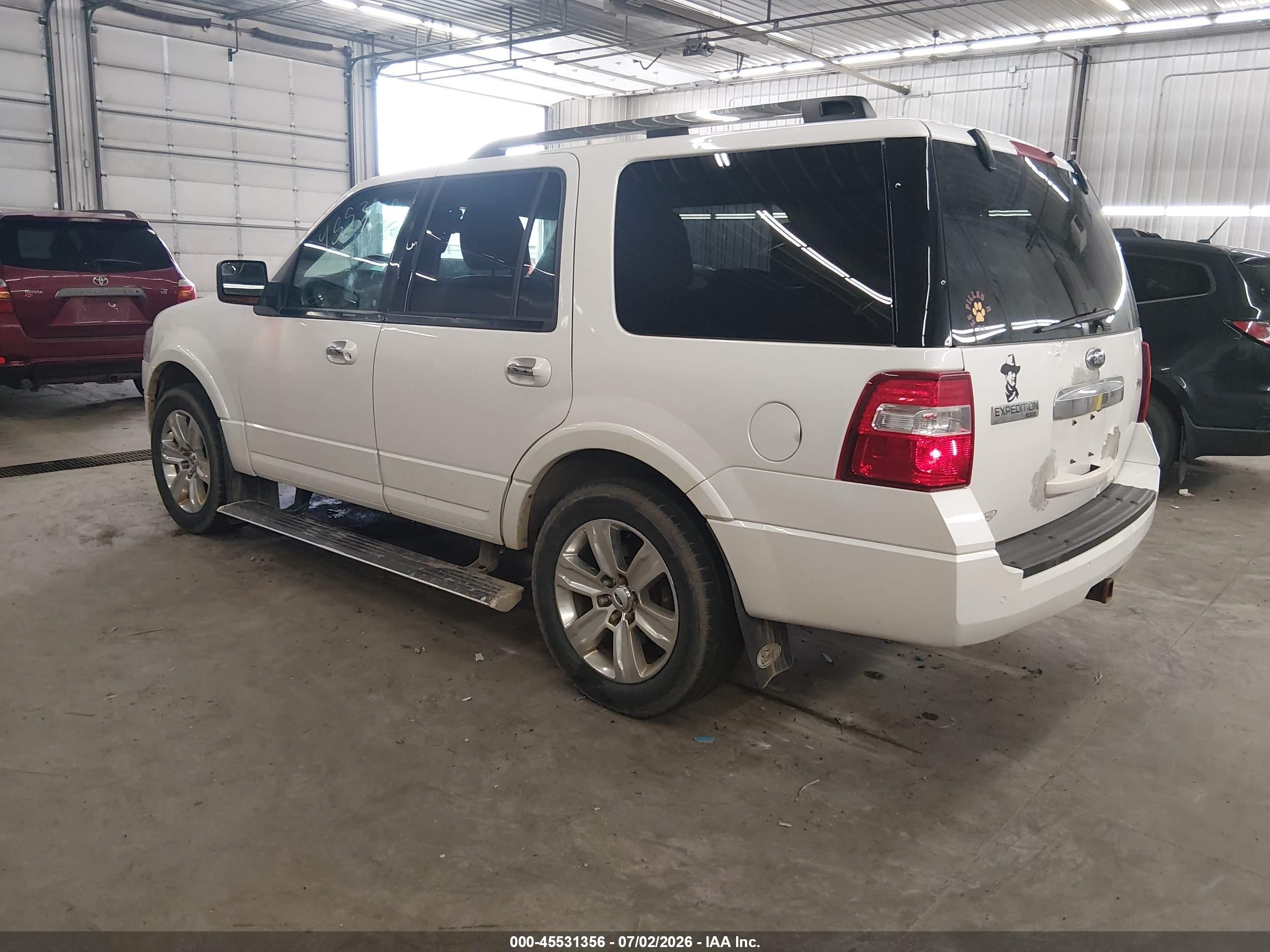 2012 Ford Expedition Limited White vin: 1FMJU2A5XCEF24709