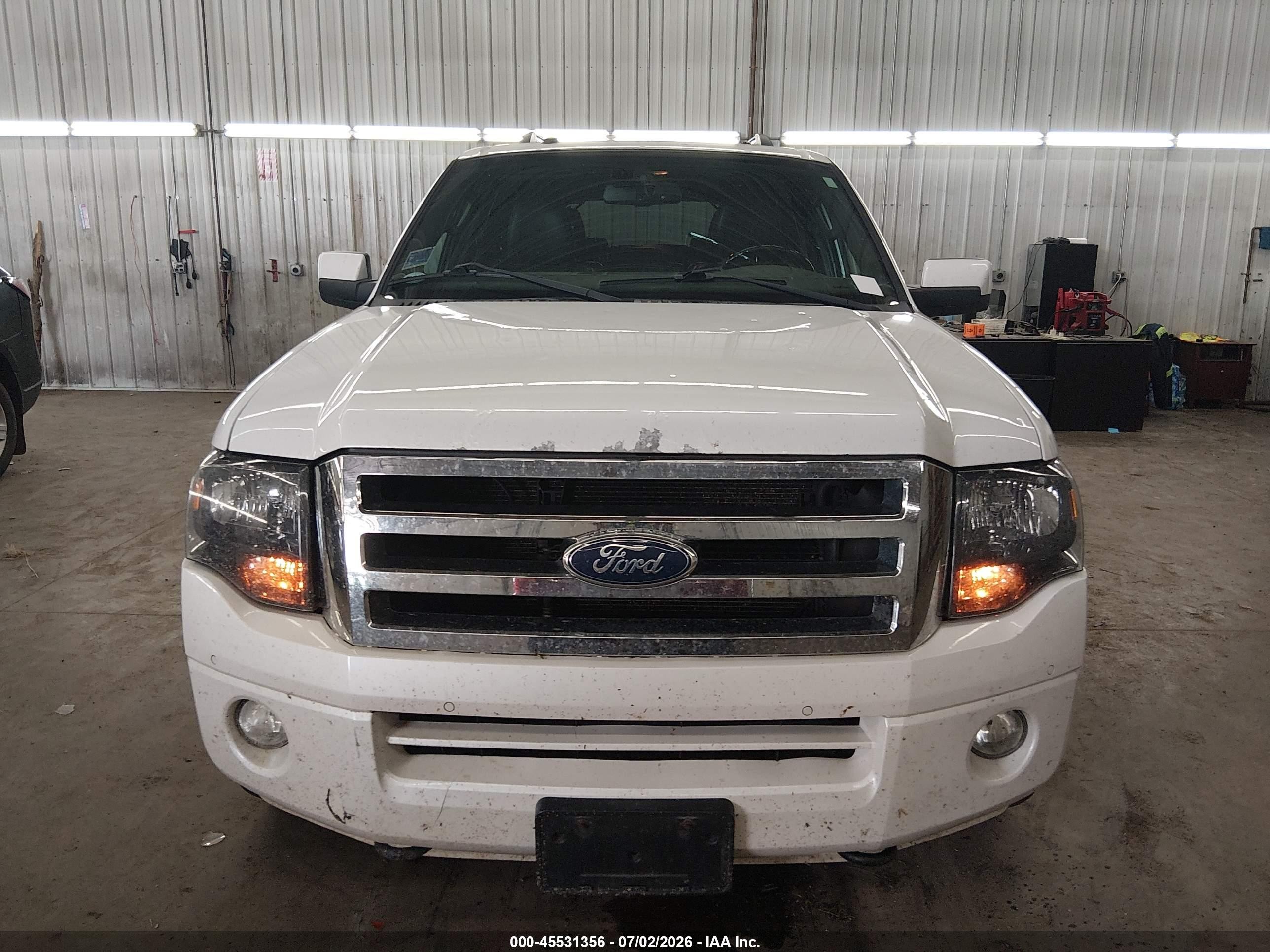 2012 Ford Expedition Limited White vin: 1FMJU2A5XCEF24709