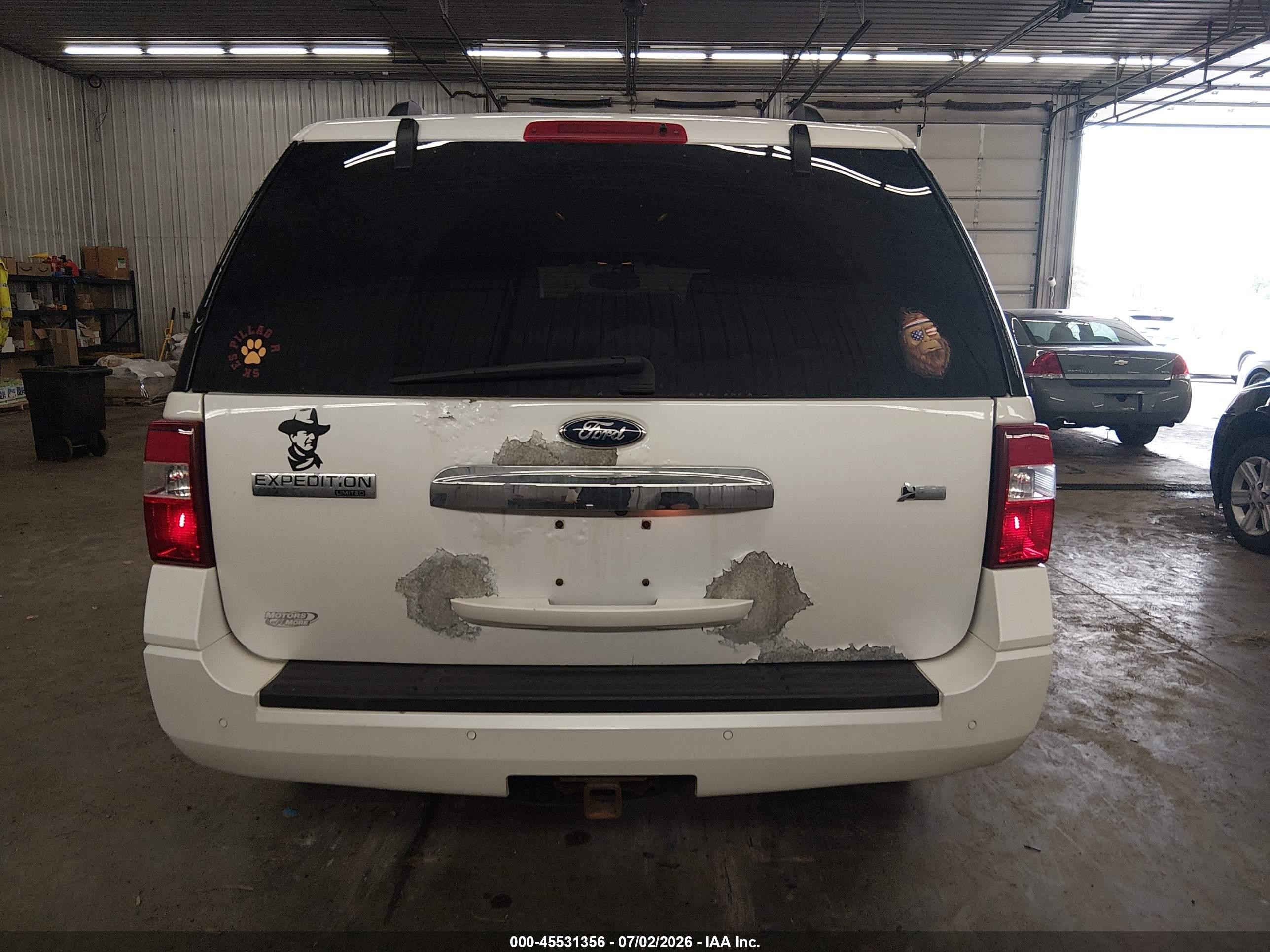 2012 Ford Expedition Limited White vin: 1FMJU2A5XCEF24709