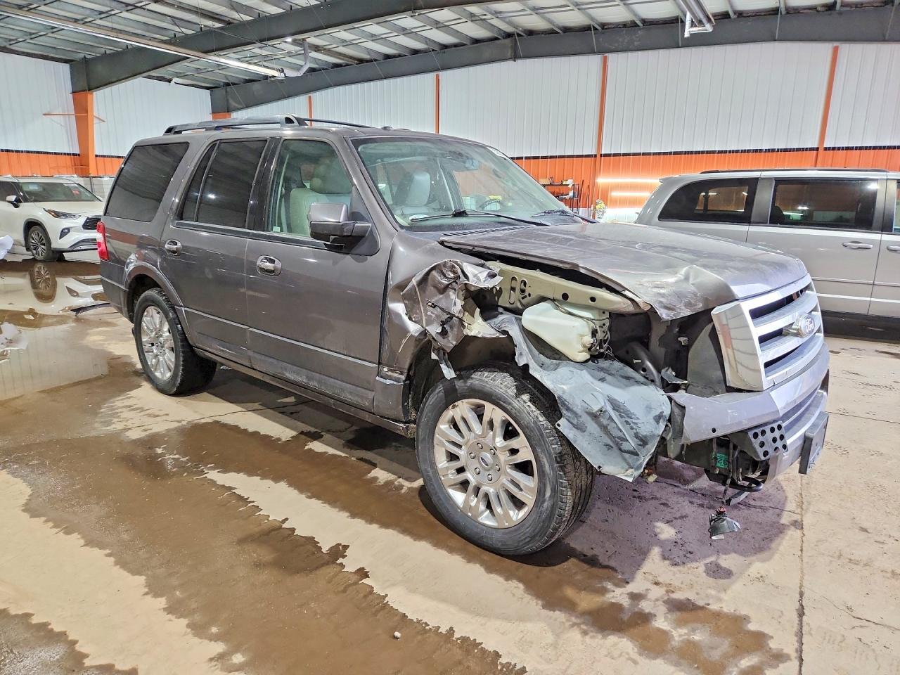 2012 Ford Expedition Limited Gray vin: 1FMJU2A5XCEF47410