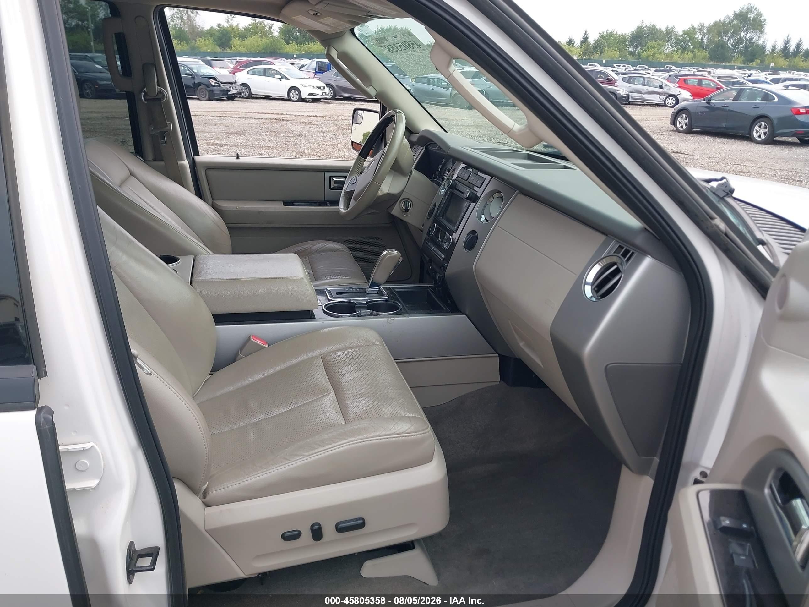 2013 Ford Expedition Limited White vin: 1FMJU2A5XDEF16434