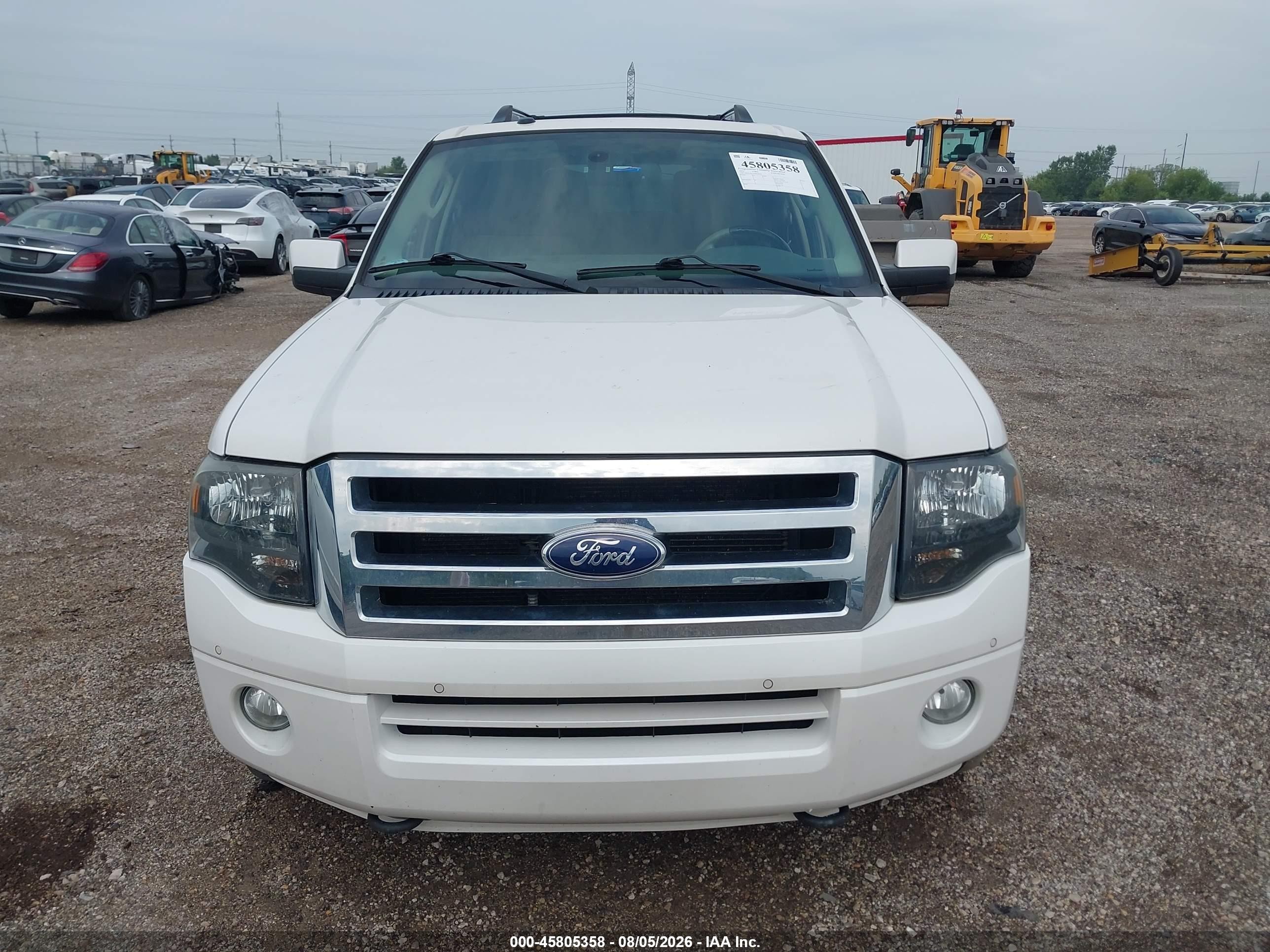 2013 Ford Expedition Limited White vin: 1FMJU2A5XDEF16434