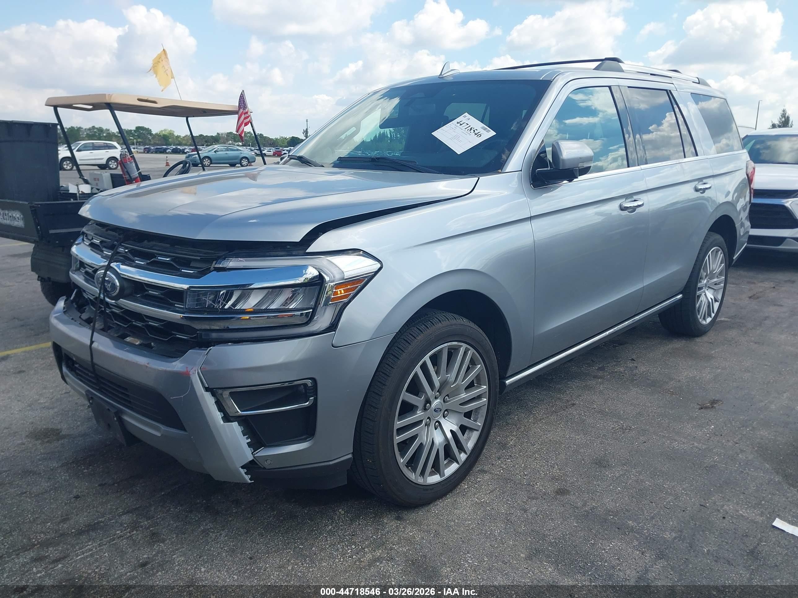 2024 Ford Expedition Limited Silver vin: 1FMJU2A80REA19944