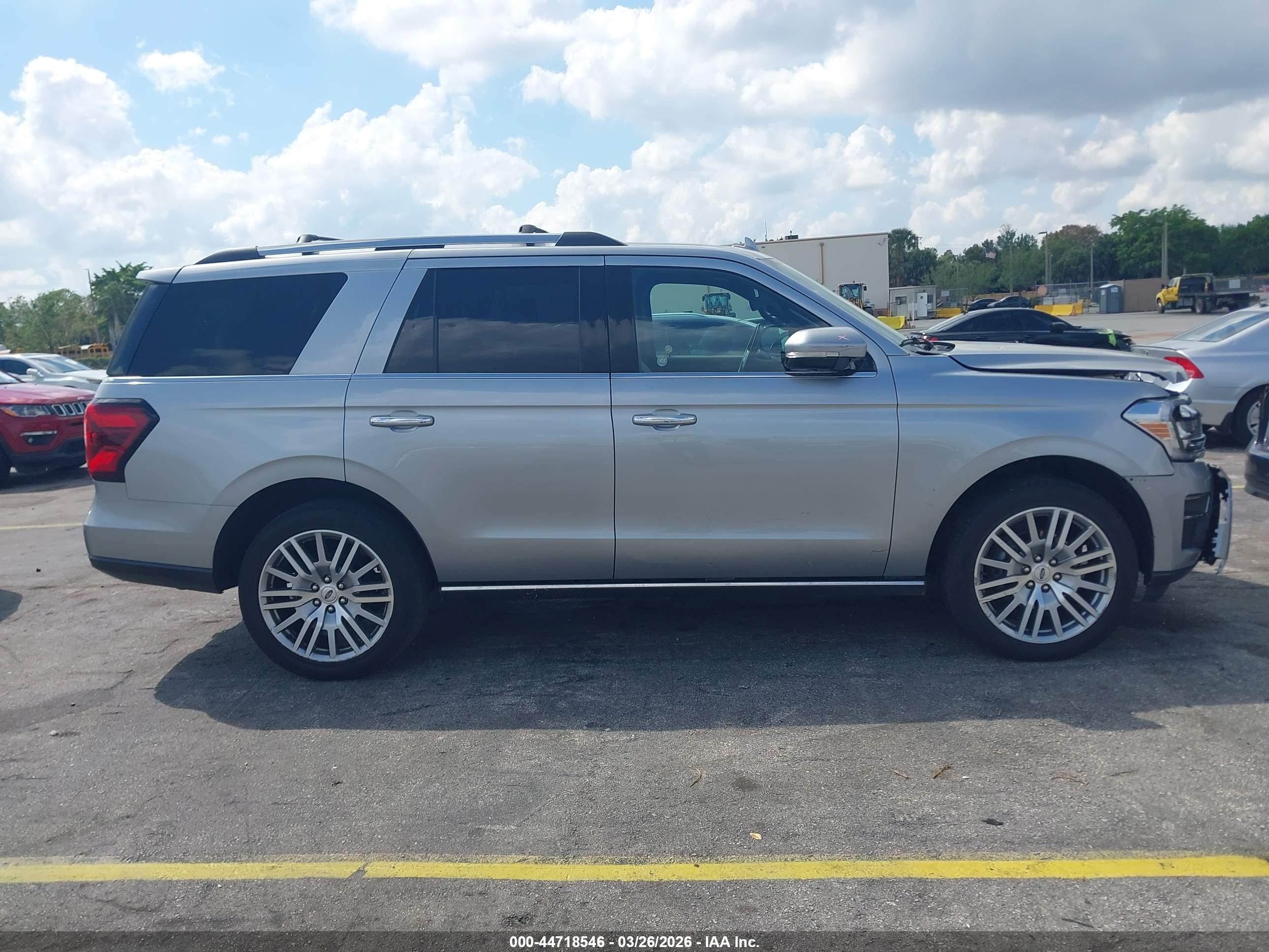 2024 Ford Expedition Limited Silver vin: 1FMJU2A80REA19944