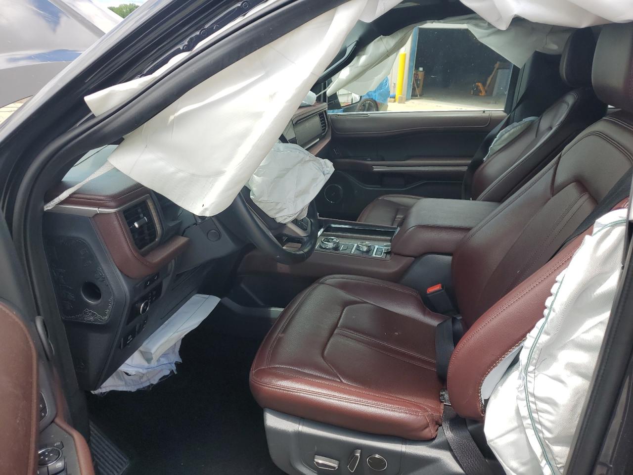 2024 Ford Expedition Limited Gray vin: 1FMJU2A8XREA65345 Damage: Left Side Curtain Air Bag, Deployed, Replacement Required