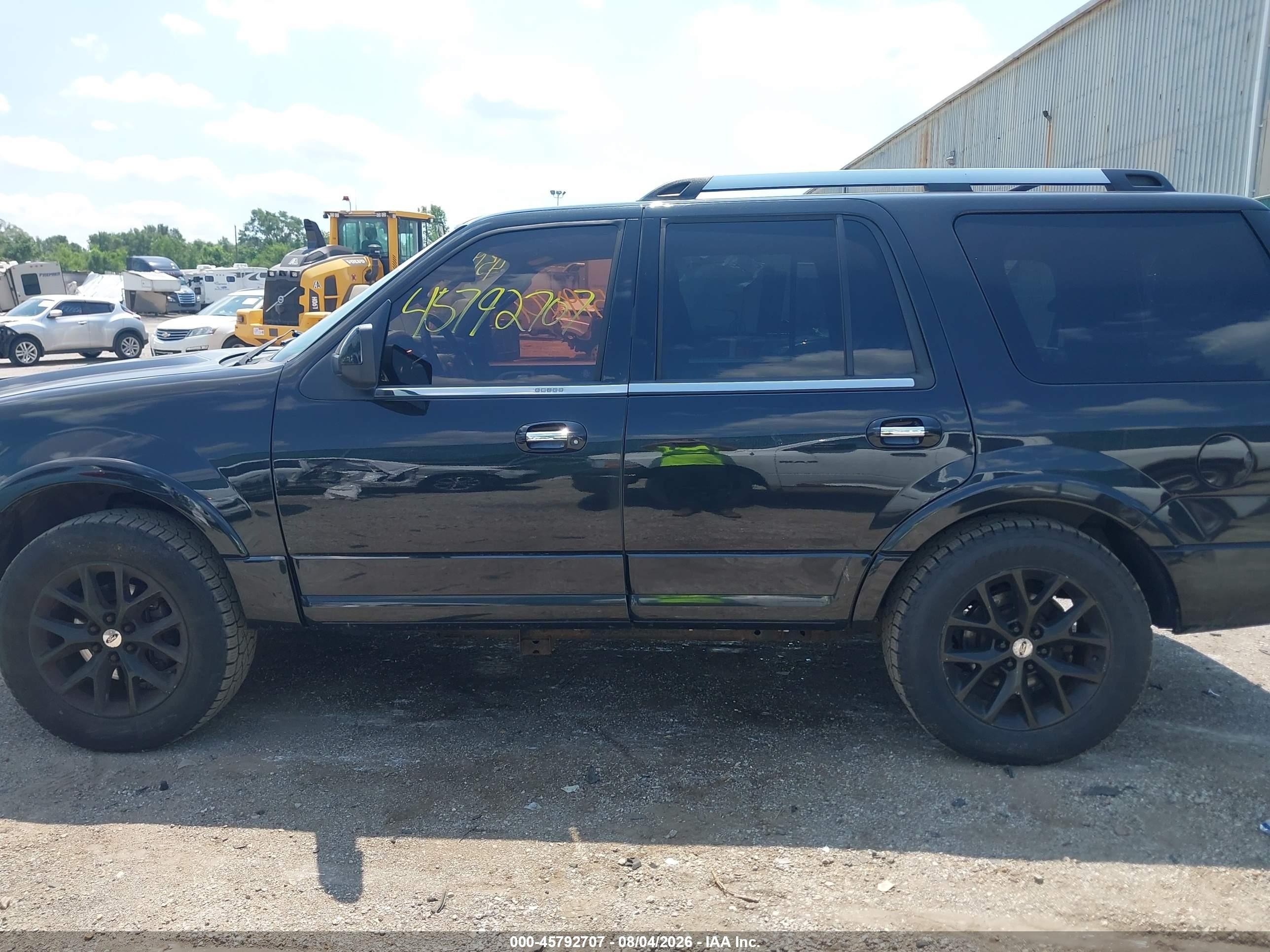 2015 Ford Expedition Limited Черный vin: 1FMJU2AT0FEF05802