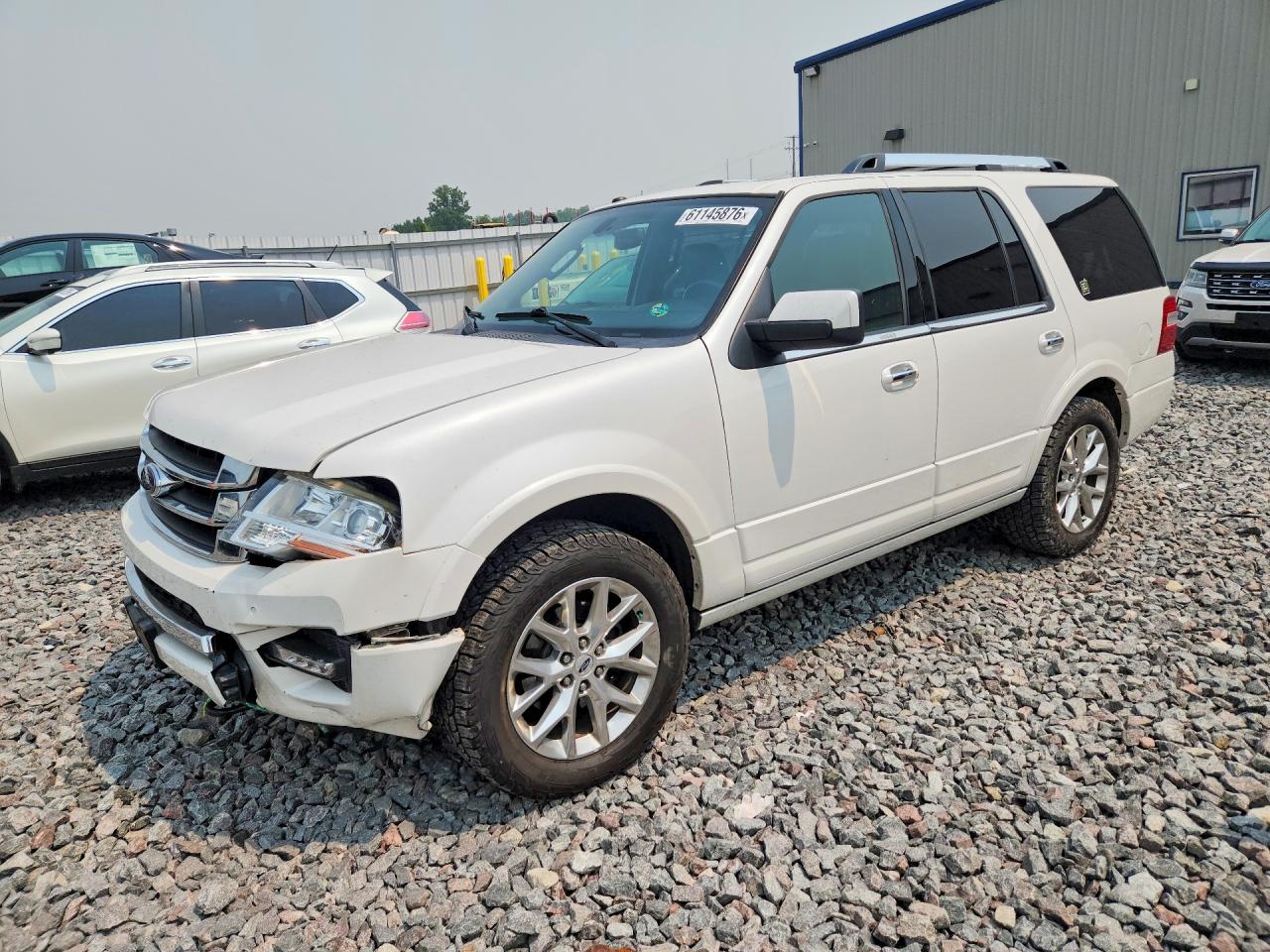 2015 Ford Expedition Limited White vin: 1FMJU2AT1FEF18798