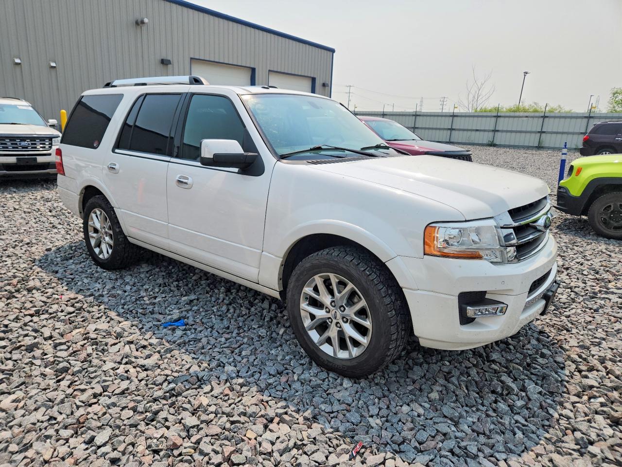 2015 Ford Expedition Limited White vin: 1FMJU2AT1FEF18798