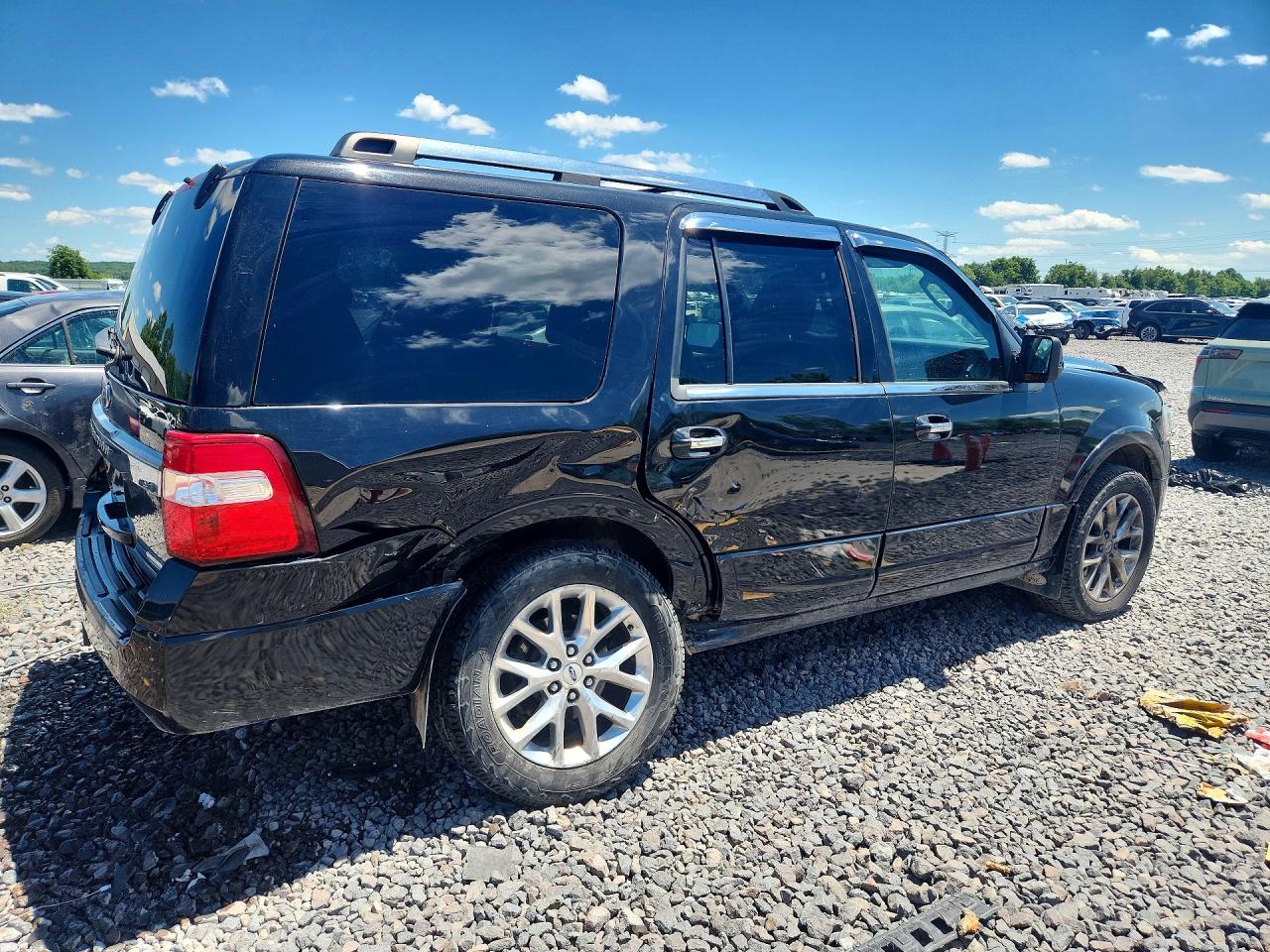 2015 Ford Expedition Limited Black vin: 1FMJU2AT2FEF30054