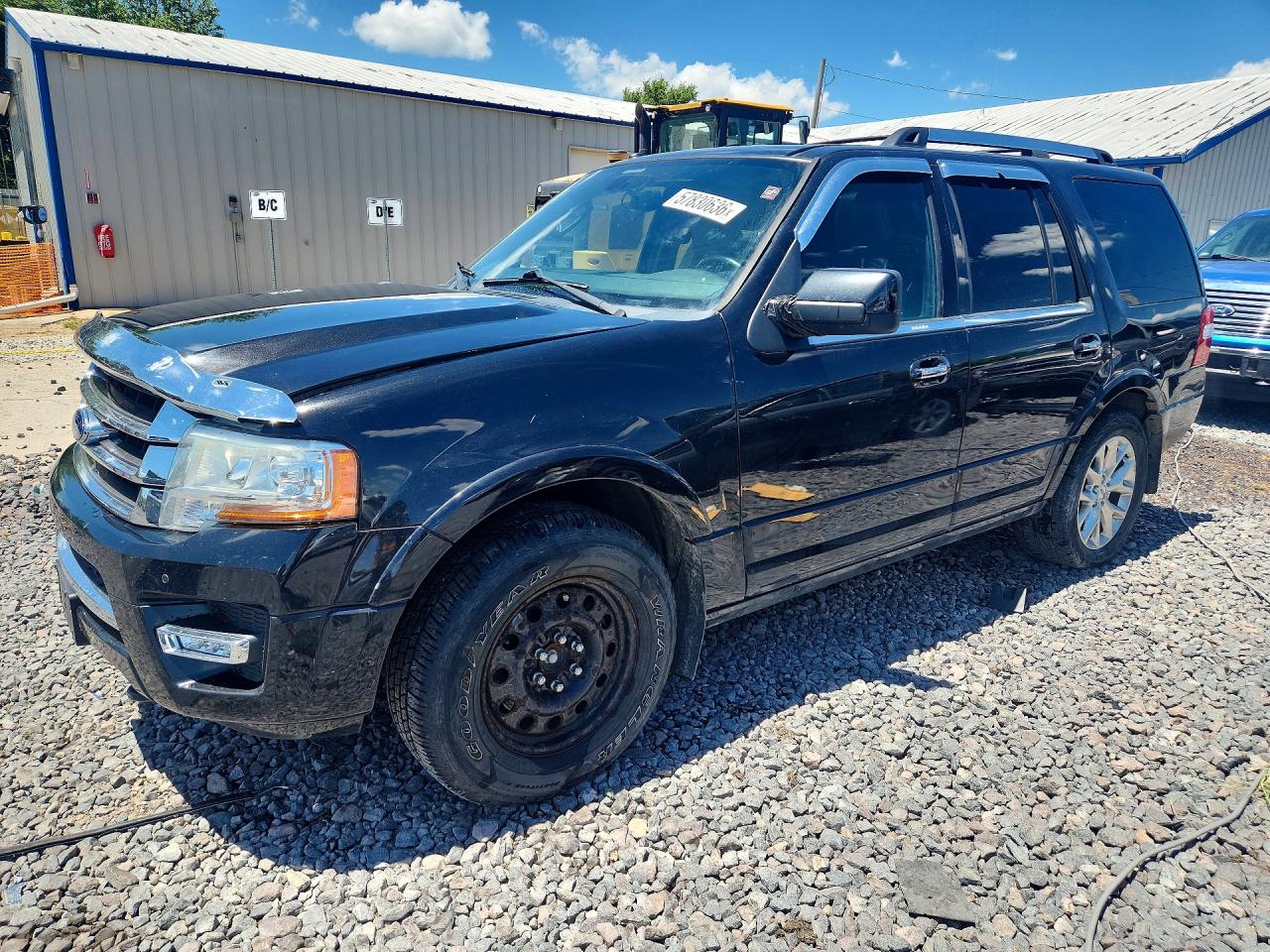 2015 Ford Expedition Limited Black vin: 1FMJU2AT2FEF30054