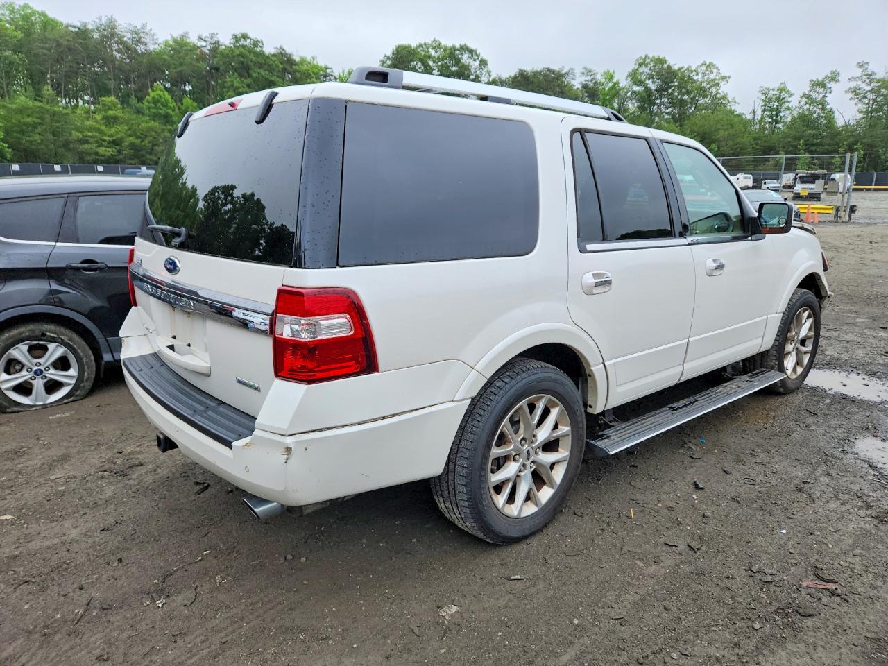 2015 Ford Expedition El Xl White vin: 1FMJU2AT2FEF44522