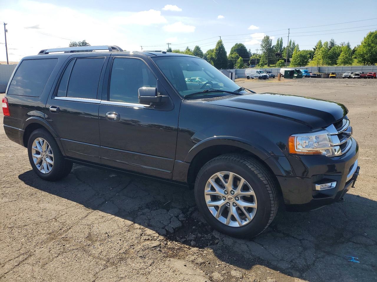 2015 Ford Expedition Limited Black vin: 1FMJU2AT3FEF23761