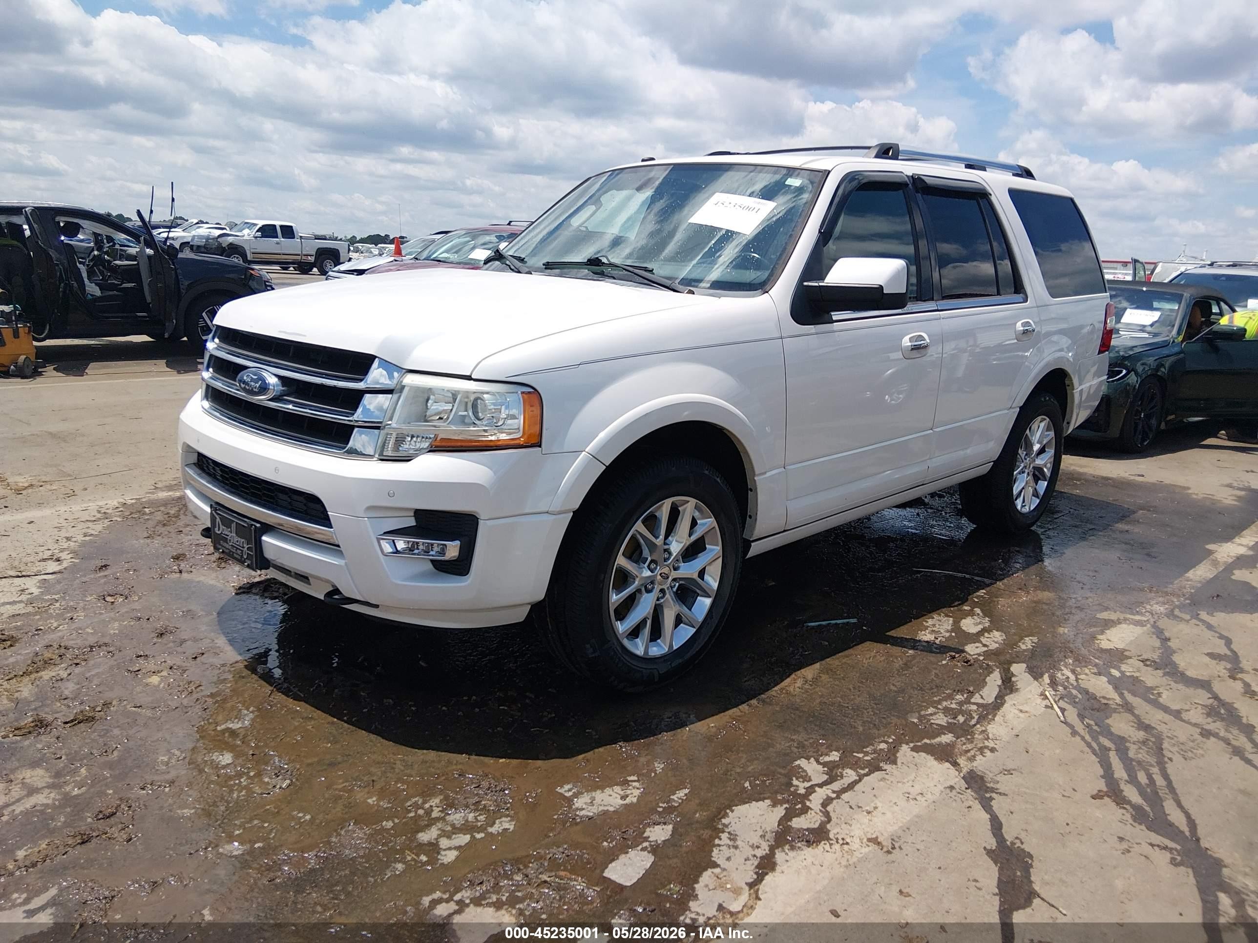 2017 Ford Expedition Limited White vin: 1FMJU2AT3HEA54058