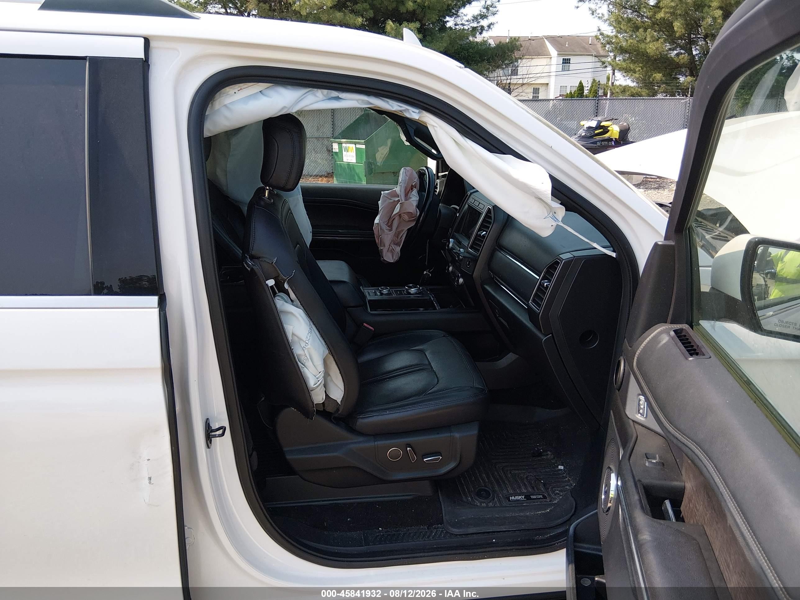 2019 Ford Expedition Limited White vin: 1FMJU2AT3KEA16255