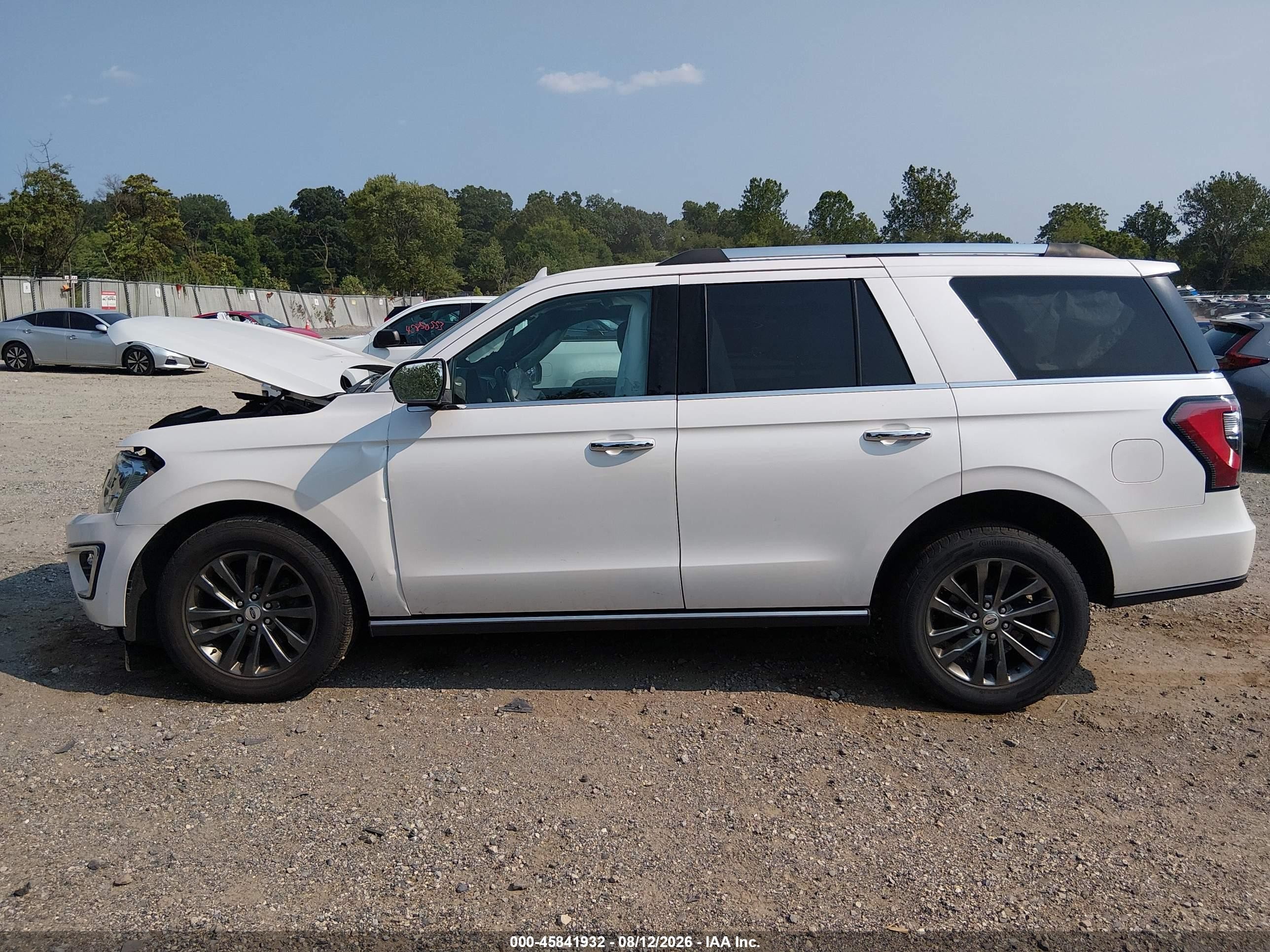 2019 Ford Expedition Limited White vin: 1FMJU2AT3KEA16255