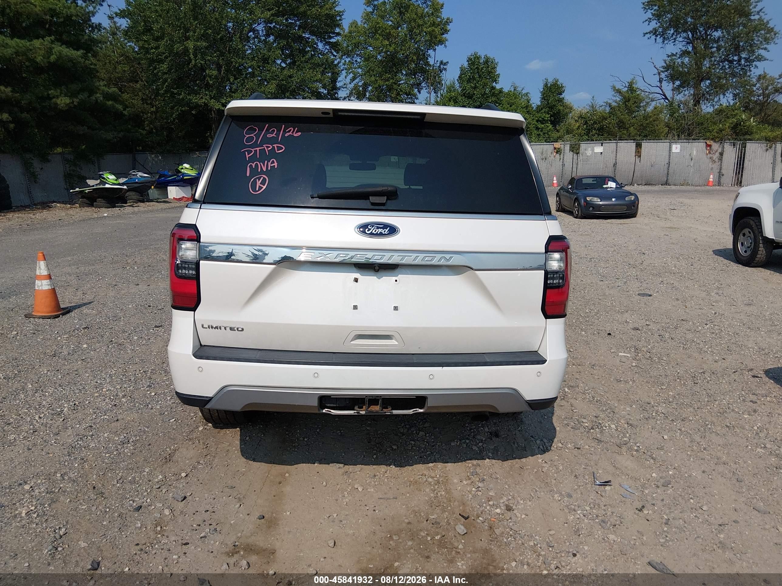 2019 Ford Expedition Limited White vin: 1FMJU2AT3KEA16255
