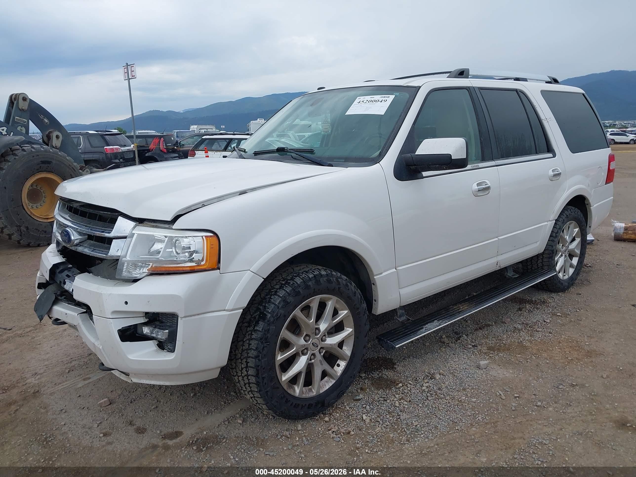 2015 Ford Expedition Limited Белый vin: 1FMJU2AT4FEF36289