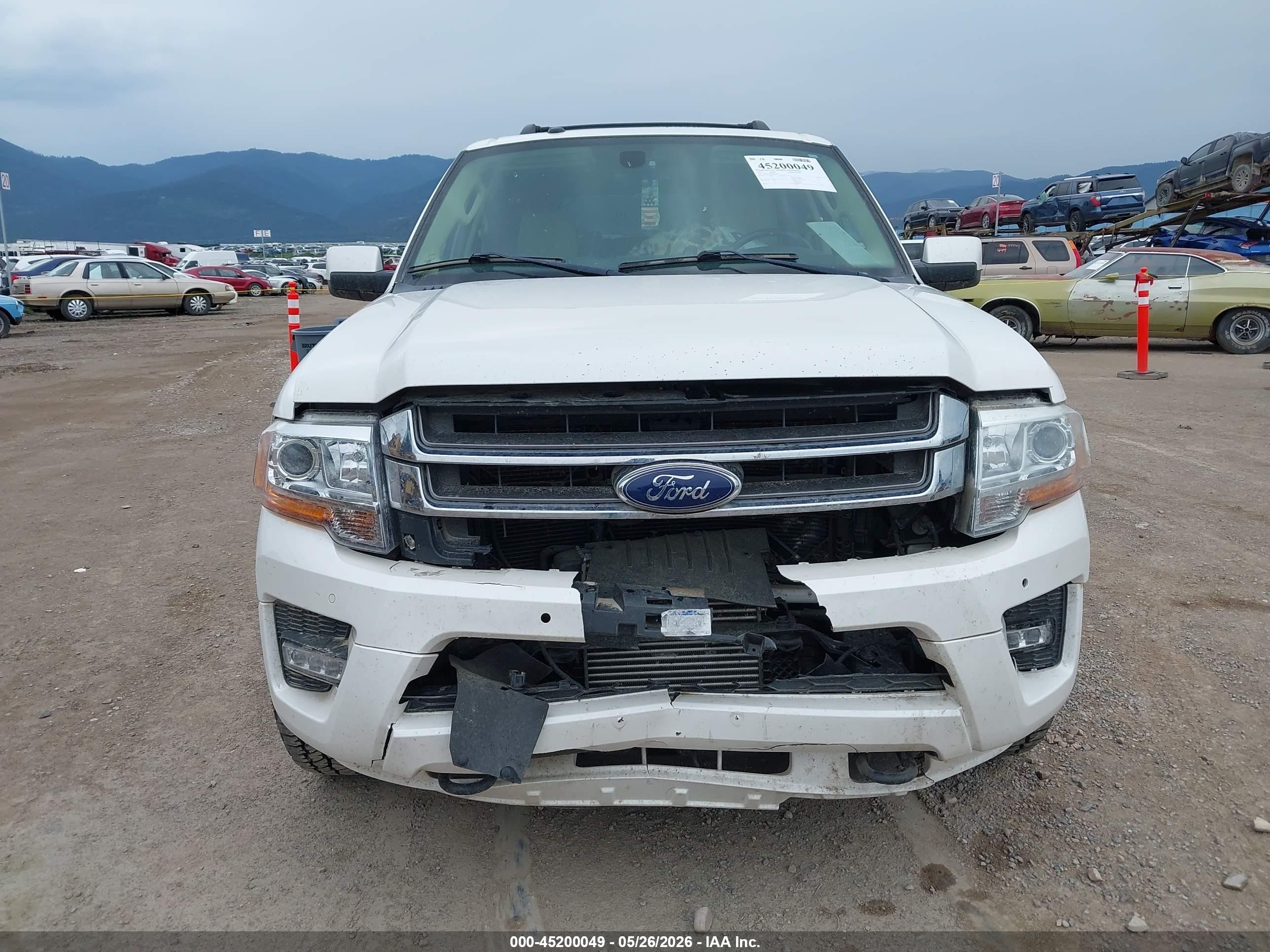 2015 Ford Expedition Limited Белый vin: 1FMJU2AT4FEF36289