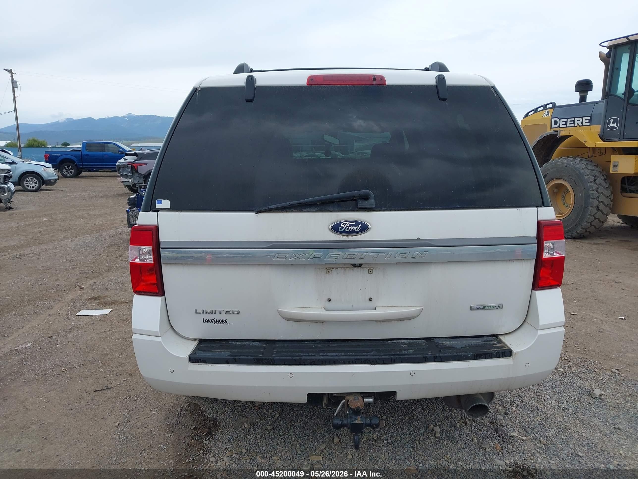 2015 Ford Expedition Limited Белый vin: 1FMJU2AT4FEF36289