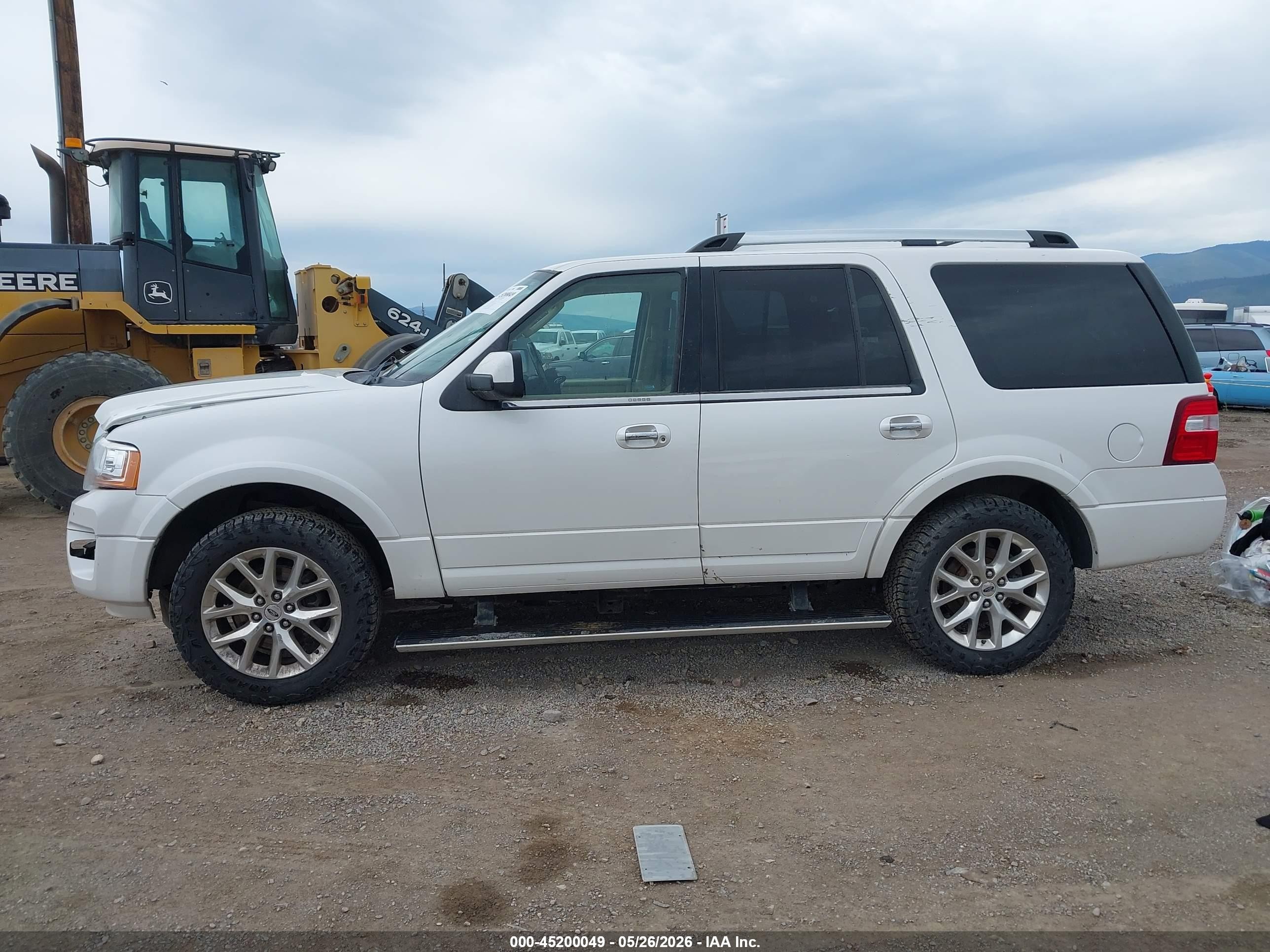 2015 Ford Expedition Limited Белый vin: 1FMJU2AT4FEF36289