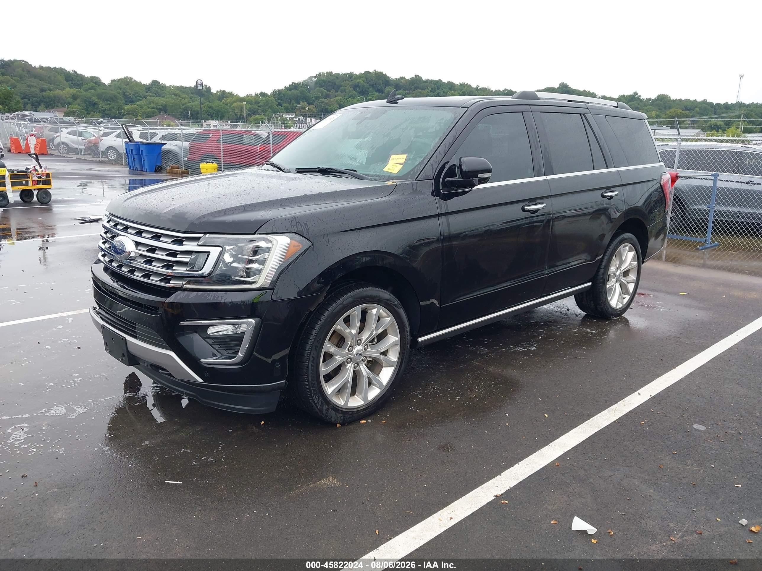 2018 Ford Expedition Limited Black vin: 1FMJU2AT4JEA59226