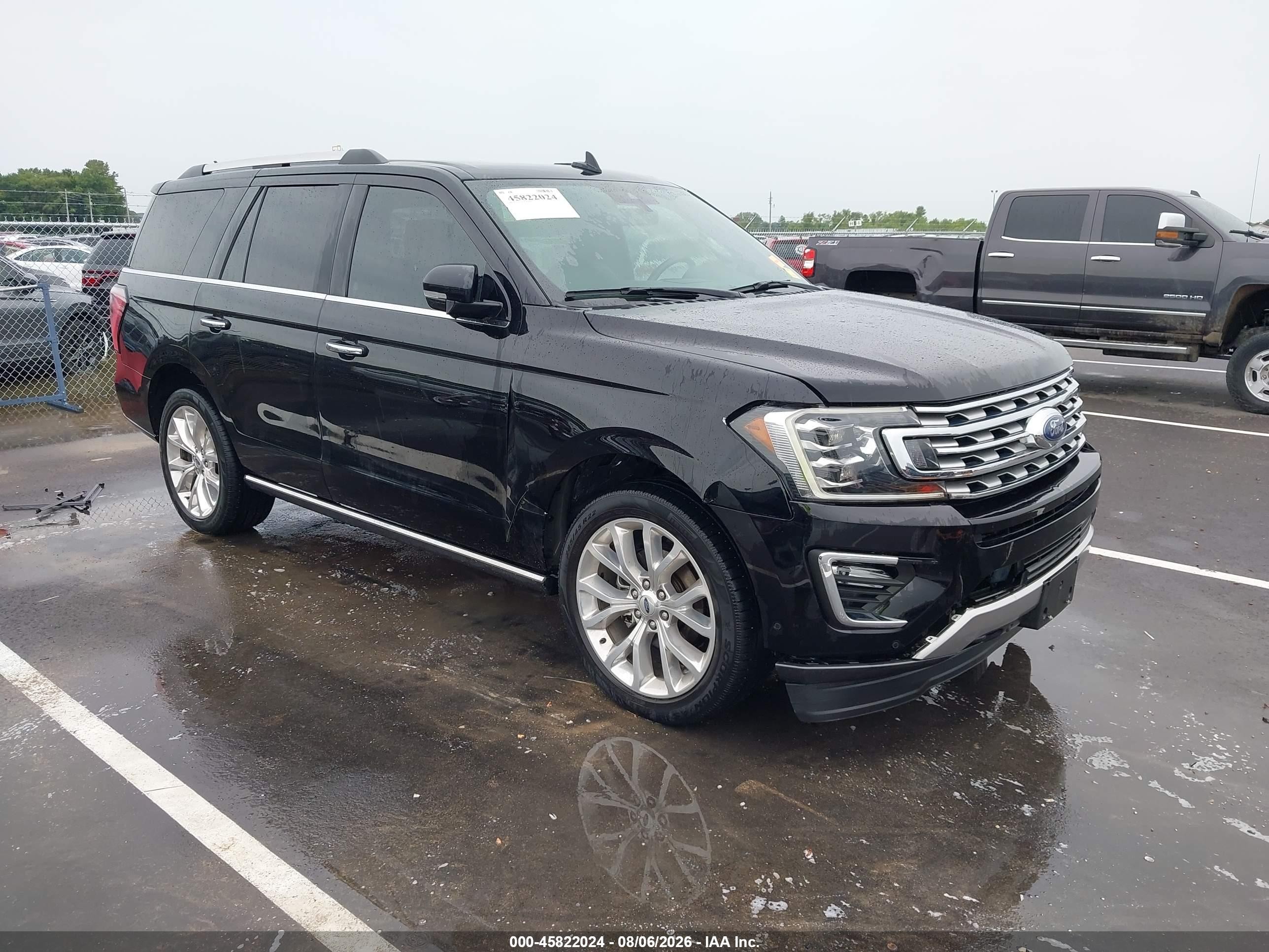 2018 Ford Expedition Limited Black vin: 1FMJU2AT4JEA59226