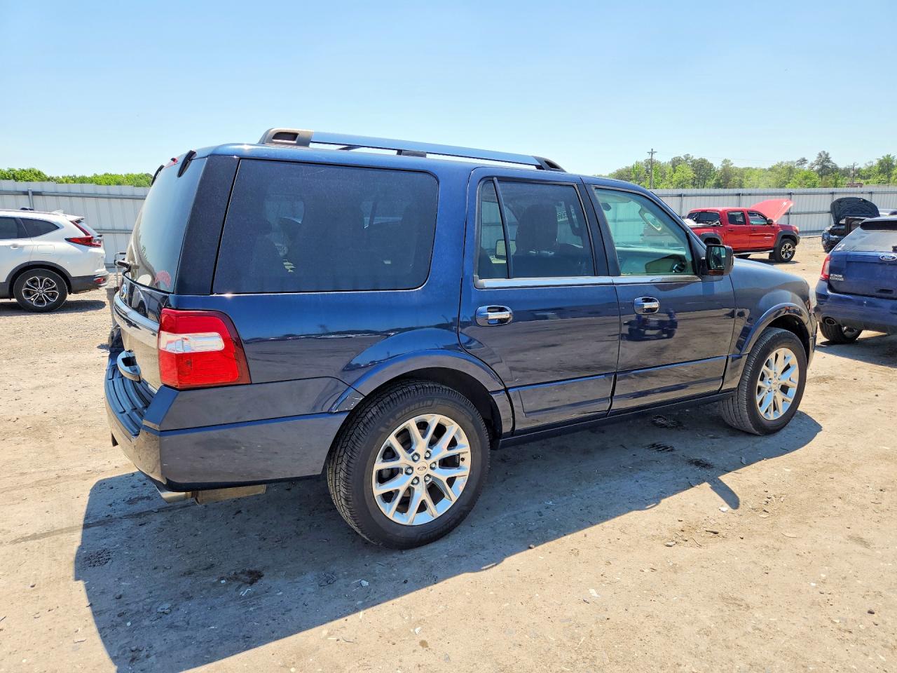 2015 Ford Expedition Limited Blue vin: 1FMJU2AT5FEF17590