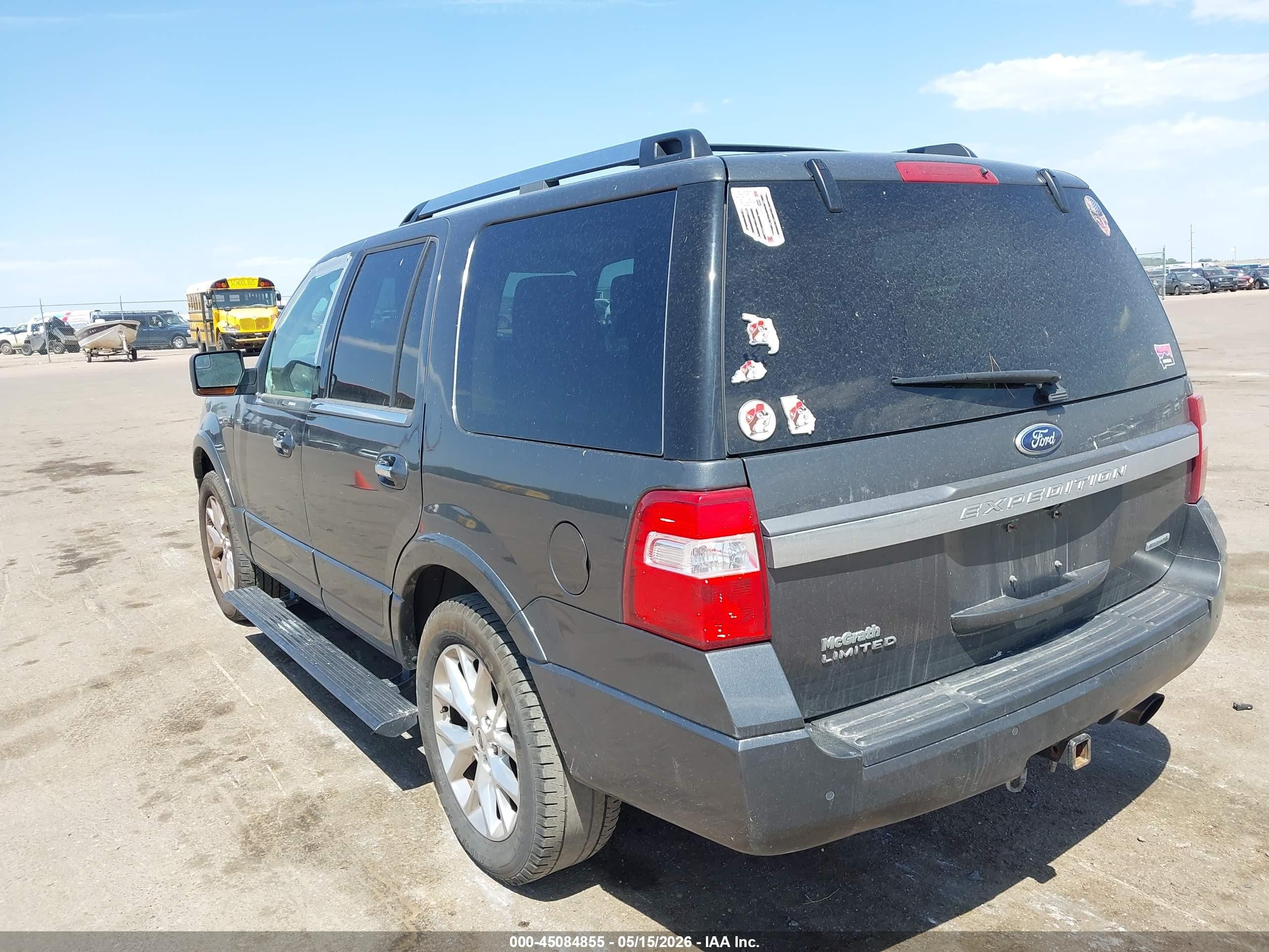 2015 Ford Expedition Limited Gray vin: 1FMJU2AT7FEF11404