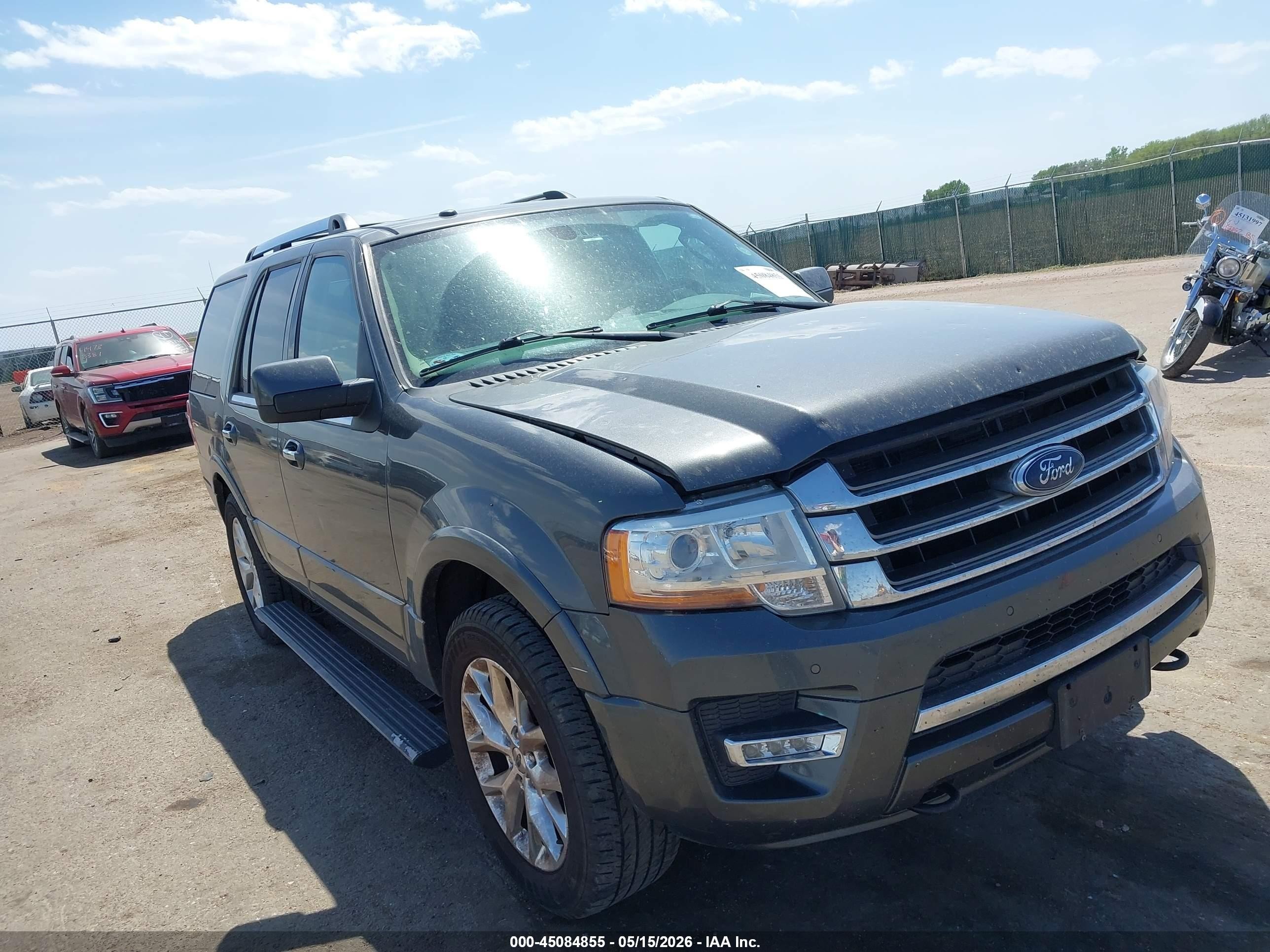 2015 Ford Expedition Limited Gray vin: 1FMJU2AT7FEF11404