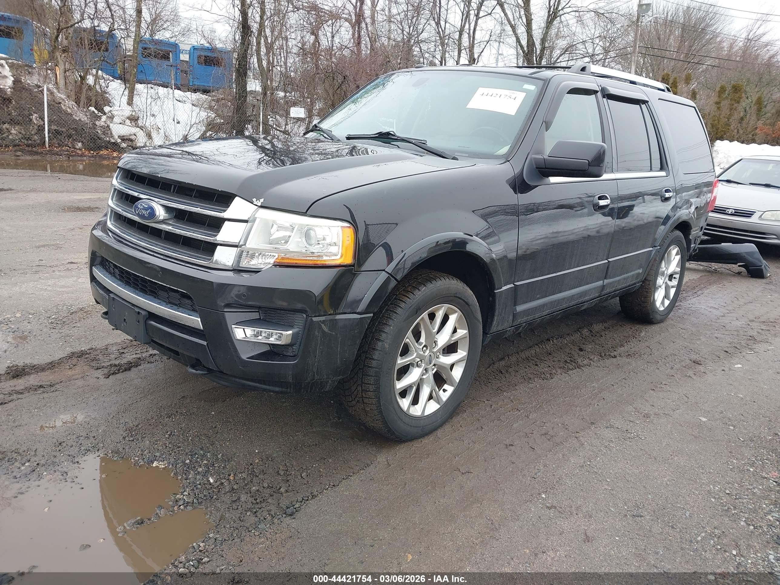 2015 Ford Expedition Limited Black vin: 1FMJU2AT7FEF32284