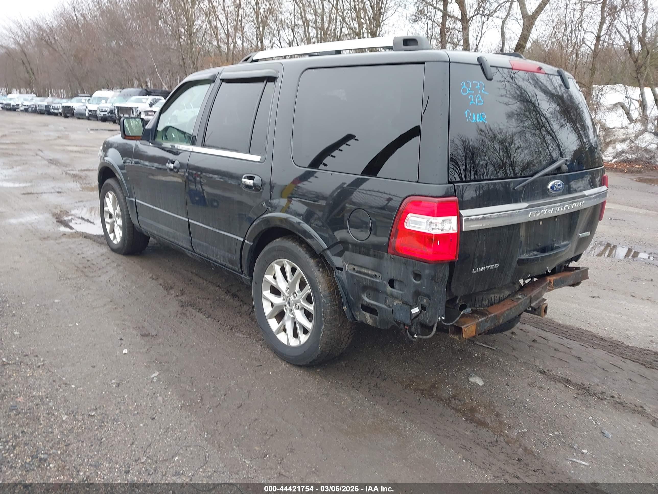 2015 Ford Expedition Limited Black vin: 1FMJU2AT7FEF32284