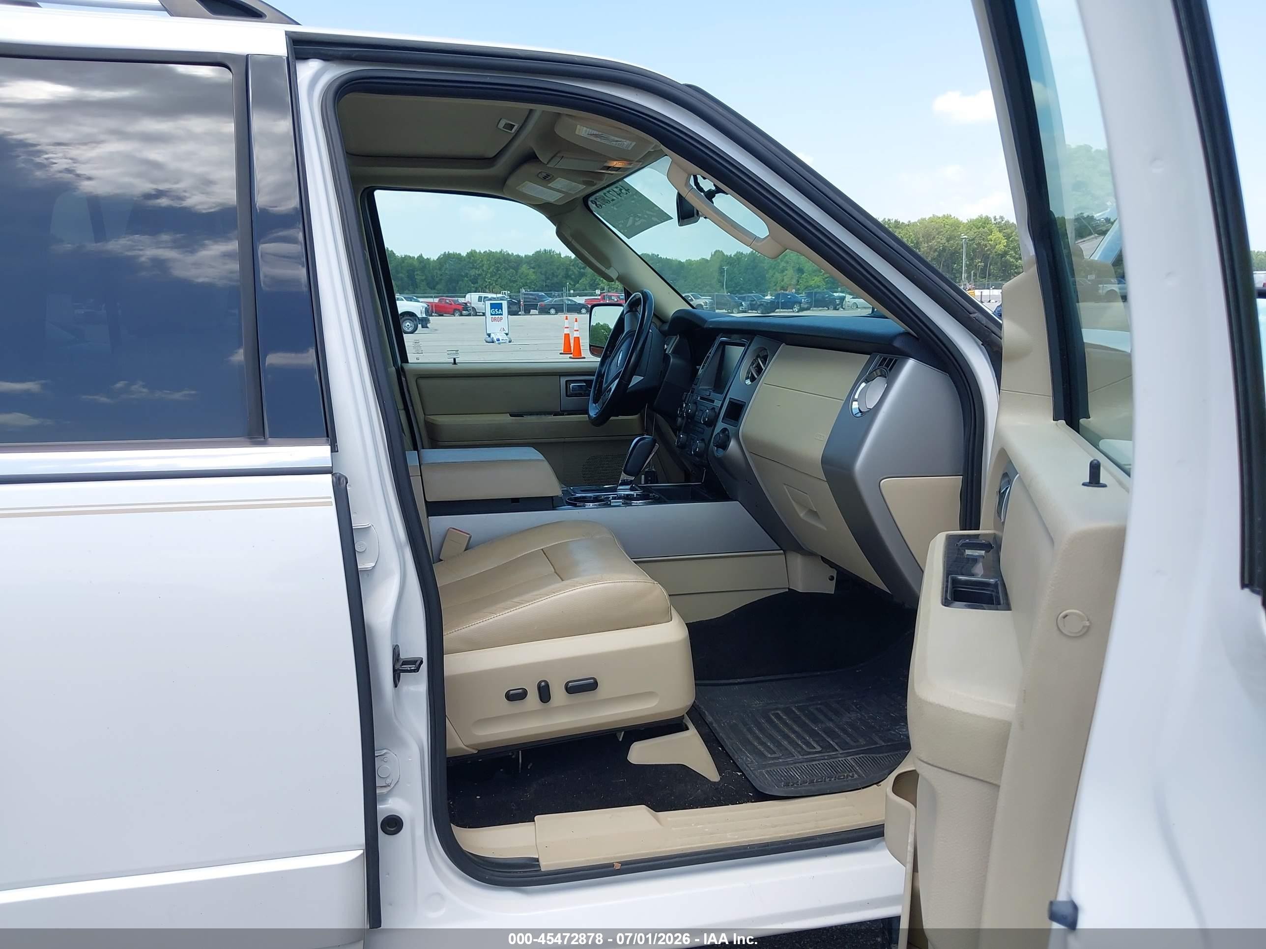2015 Ford Expedition Limited White vin: 1FMJU2AT8FEF33279
