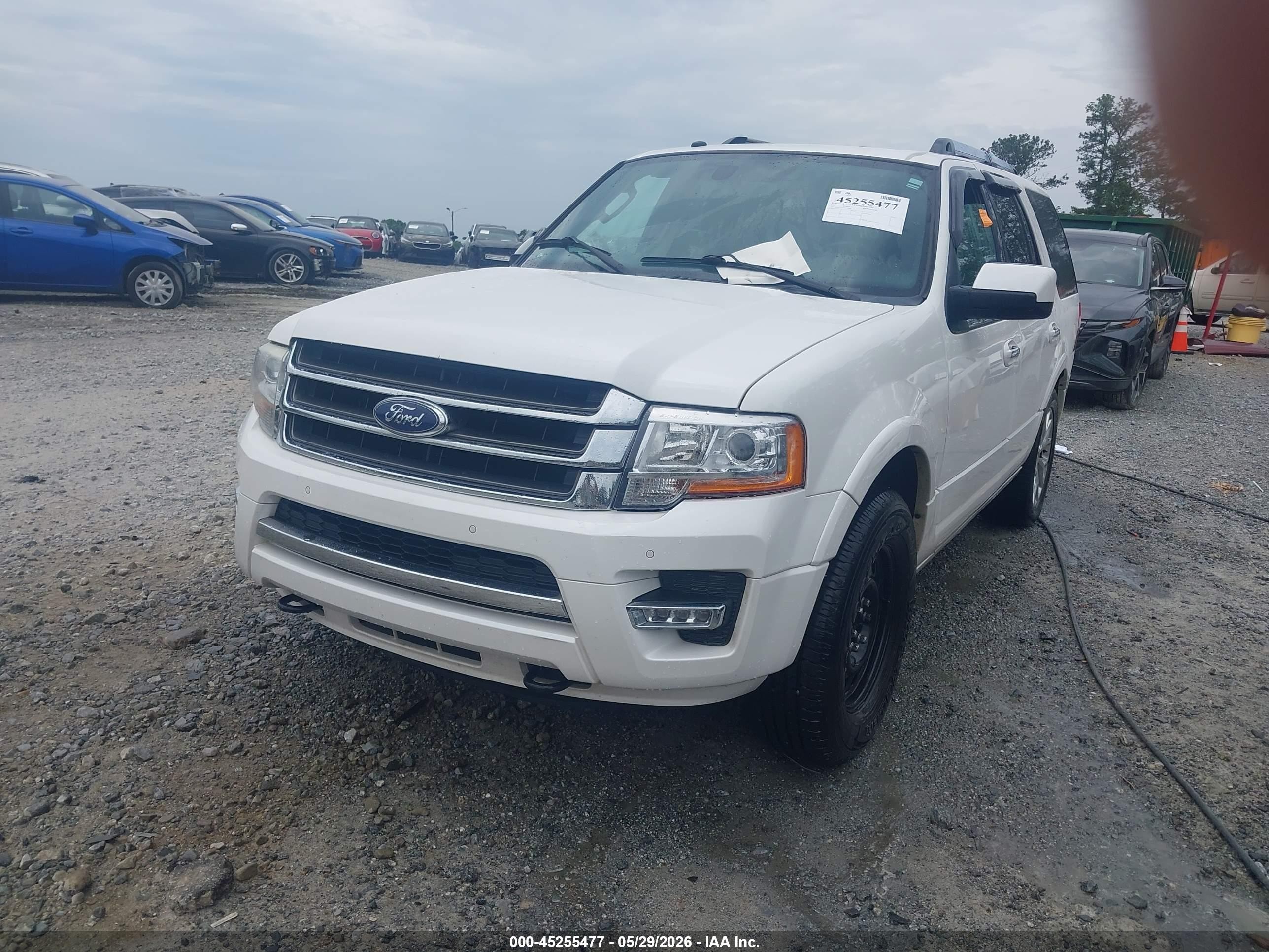 2016 Ford Expedition Limited White vin: 1FMJU2AT9GEF37696