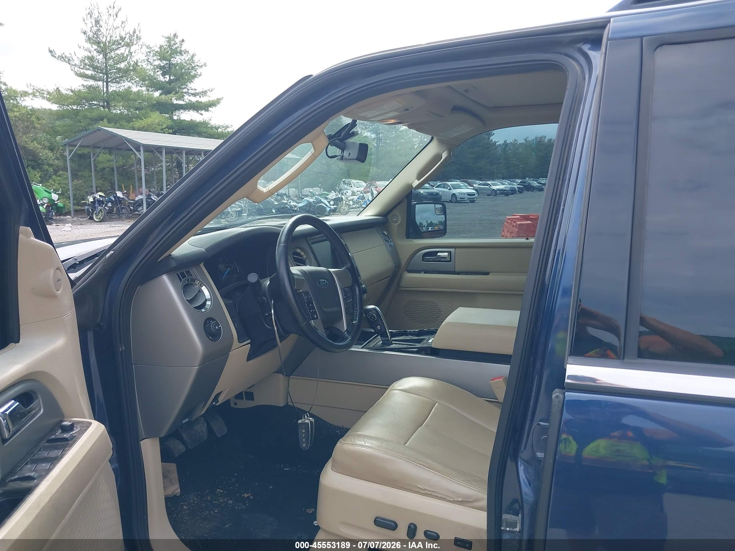 2015 Ford Expedition Limited Blue vin: 1FMJU2ATXFEF21294