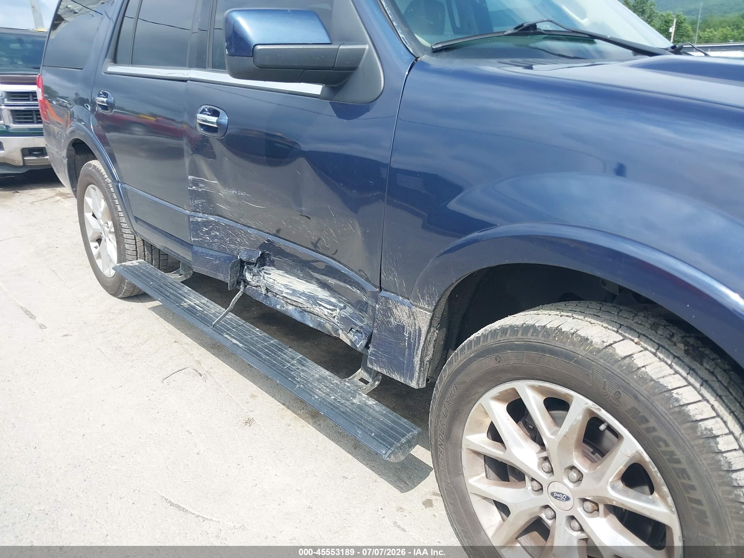 2015 Ford Expedition Limited Blue vin: 1FMJU2ATXFEF21294
