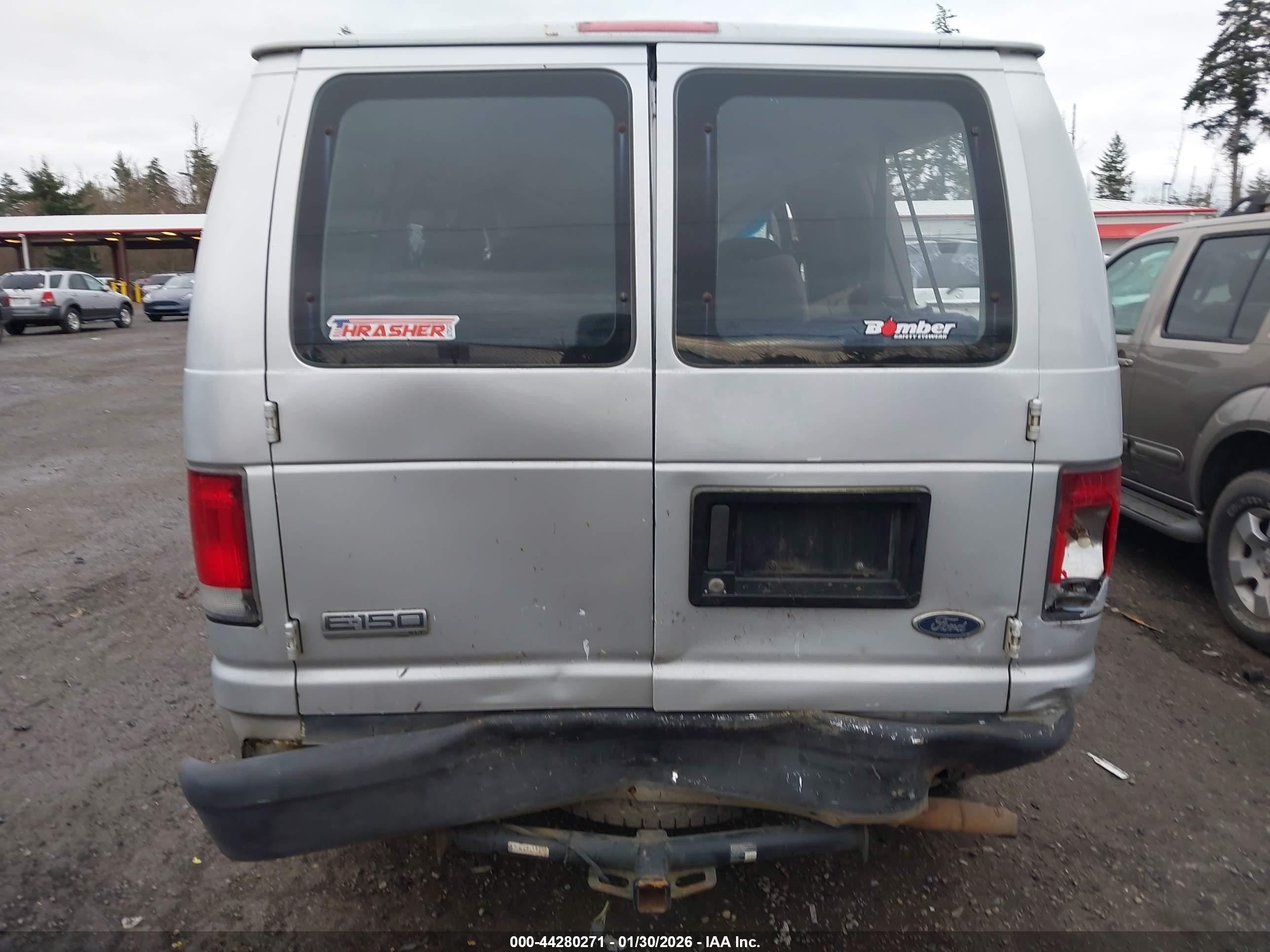 2008 Ford E-150 Xl/xlt Silver vin: 1FMNE11L48DA59039