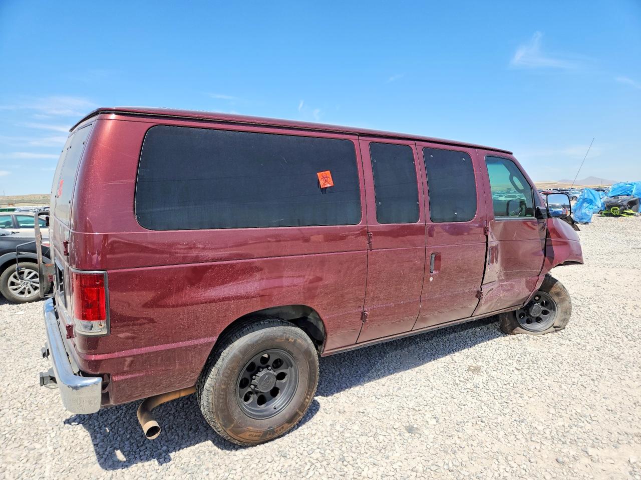 2009 Ford Econoline E150 Wagon Purple vin: 1FMNE11L89DA22822