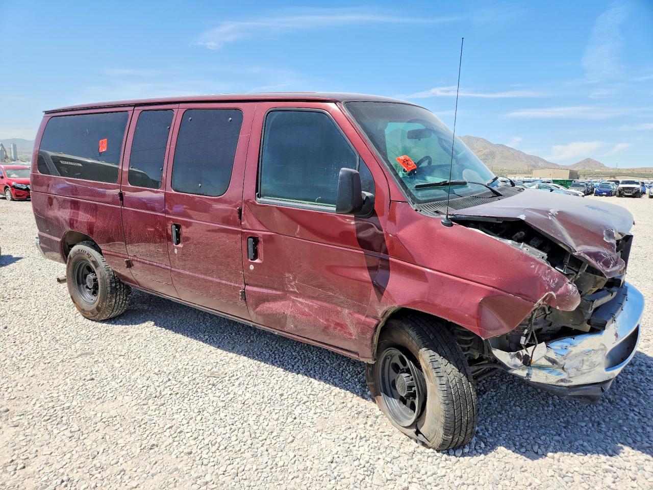 2009 Ford Econoline E150 Wagon Purple vin: 1FMNE11L89DA22822