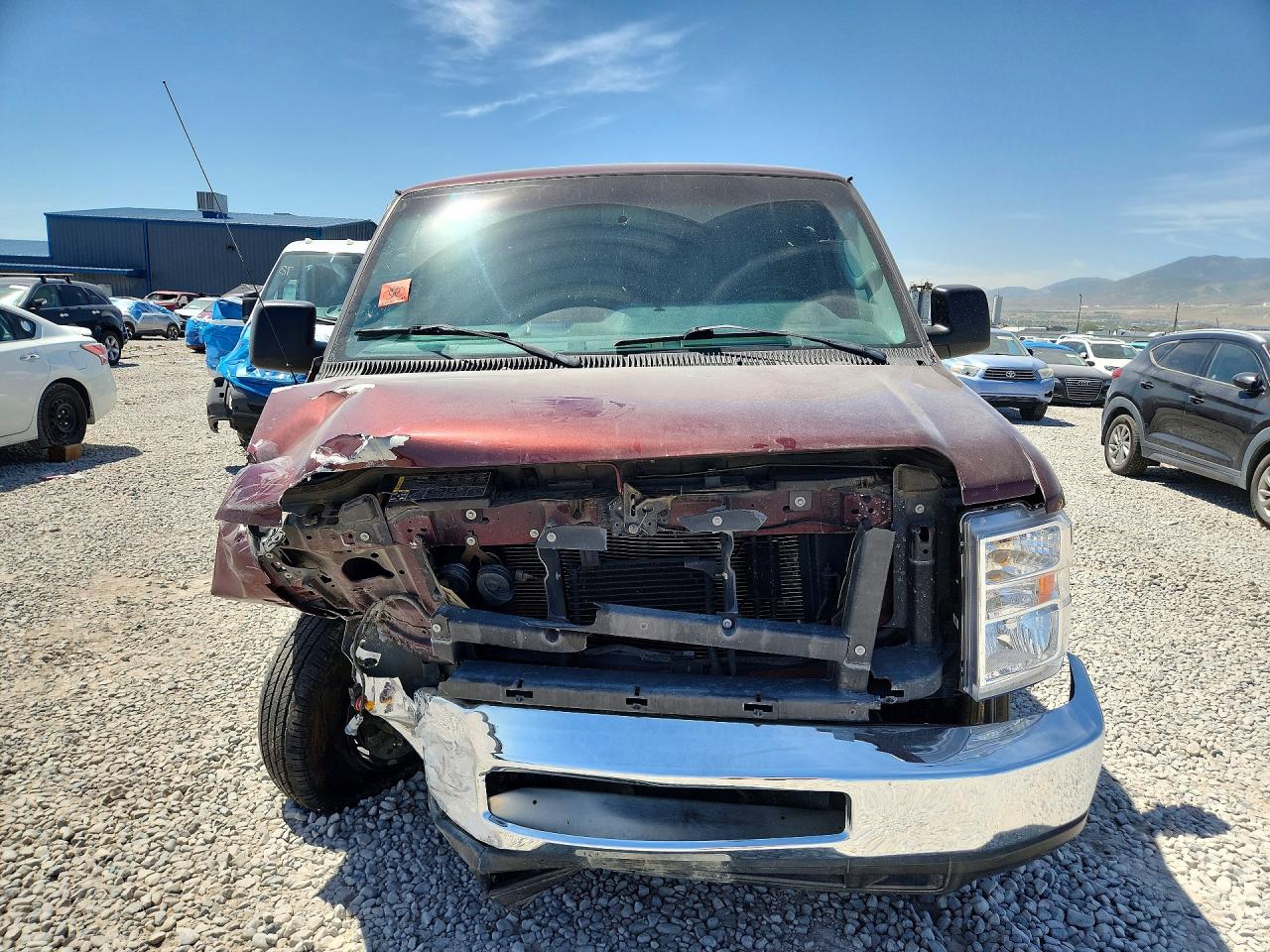 2009 Ford Econoline E150 Wagon Purple vin: 1FMNE11L89DA22822