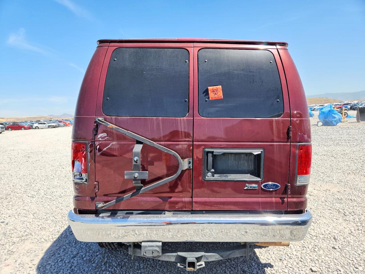 2009 Ford Econoline E150 Wagon Purple vin: 1FMNE11L89DA22822