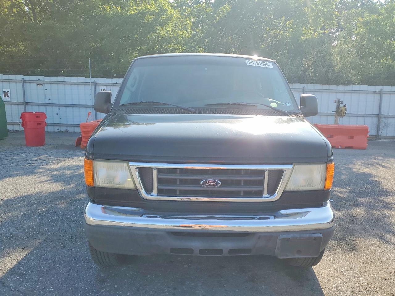 2007 Ford Econoline E150 Wagon Black vin: 1FMNE11LX7DA70142