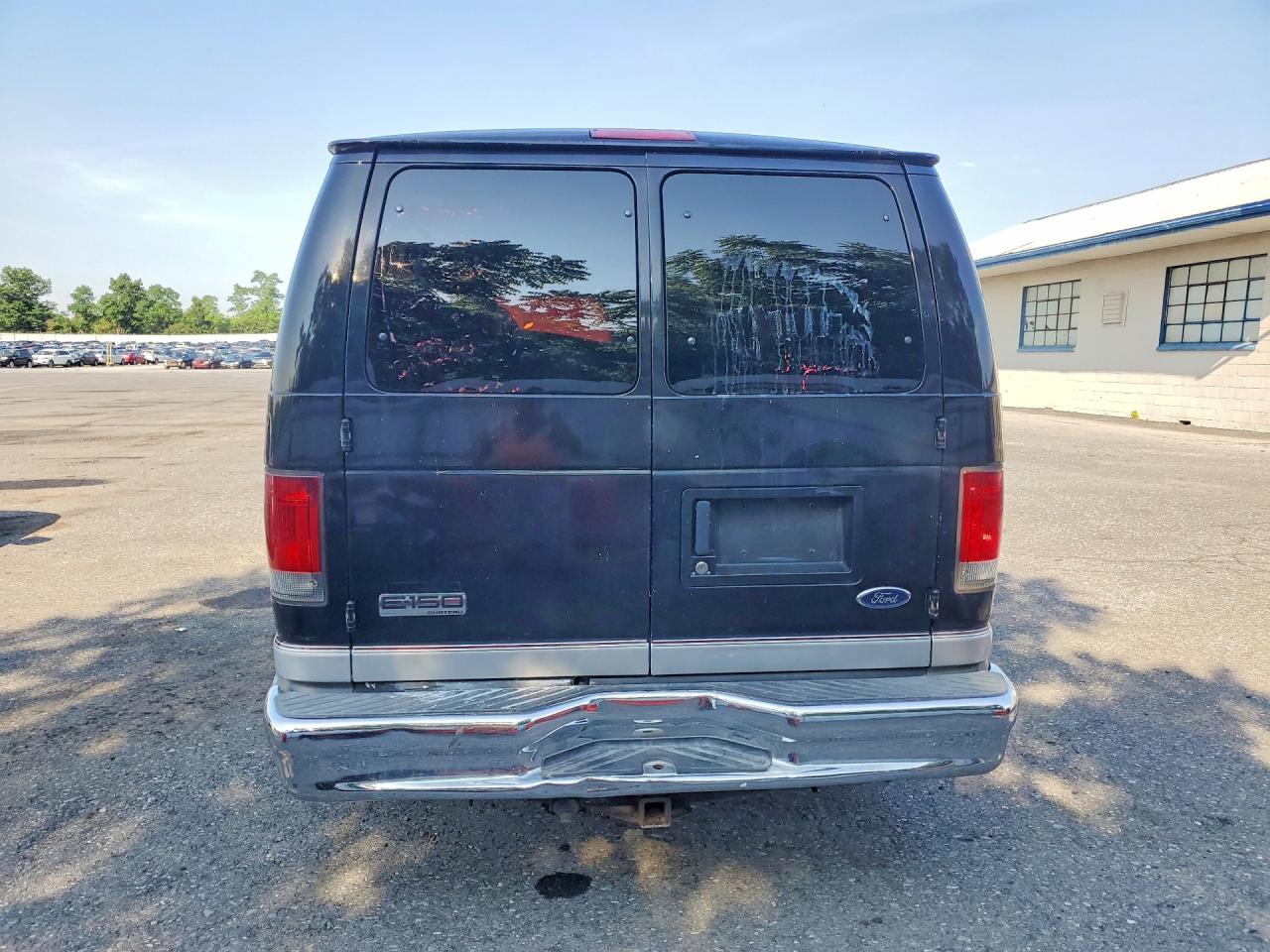 2007 Ford Econoline E150 Wagon Black vin: 1FMNE11LX7DA70142