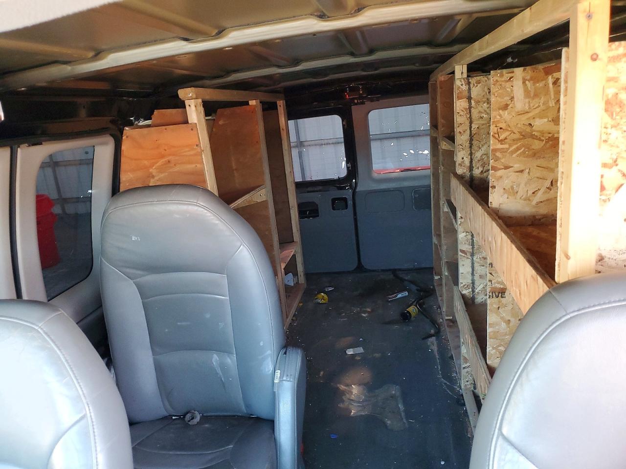2007 Ford Econoline E150 Wagon Black vin: 1FMNE11LX7DA70142