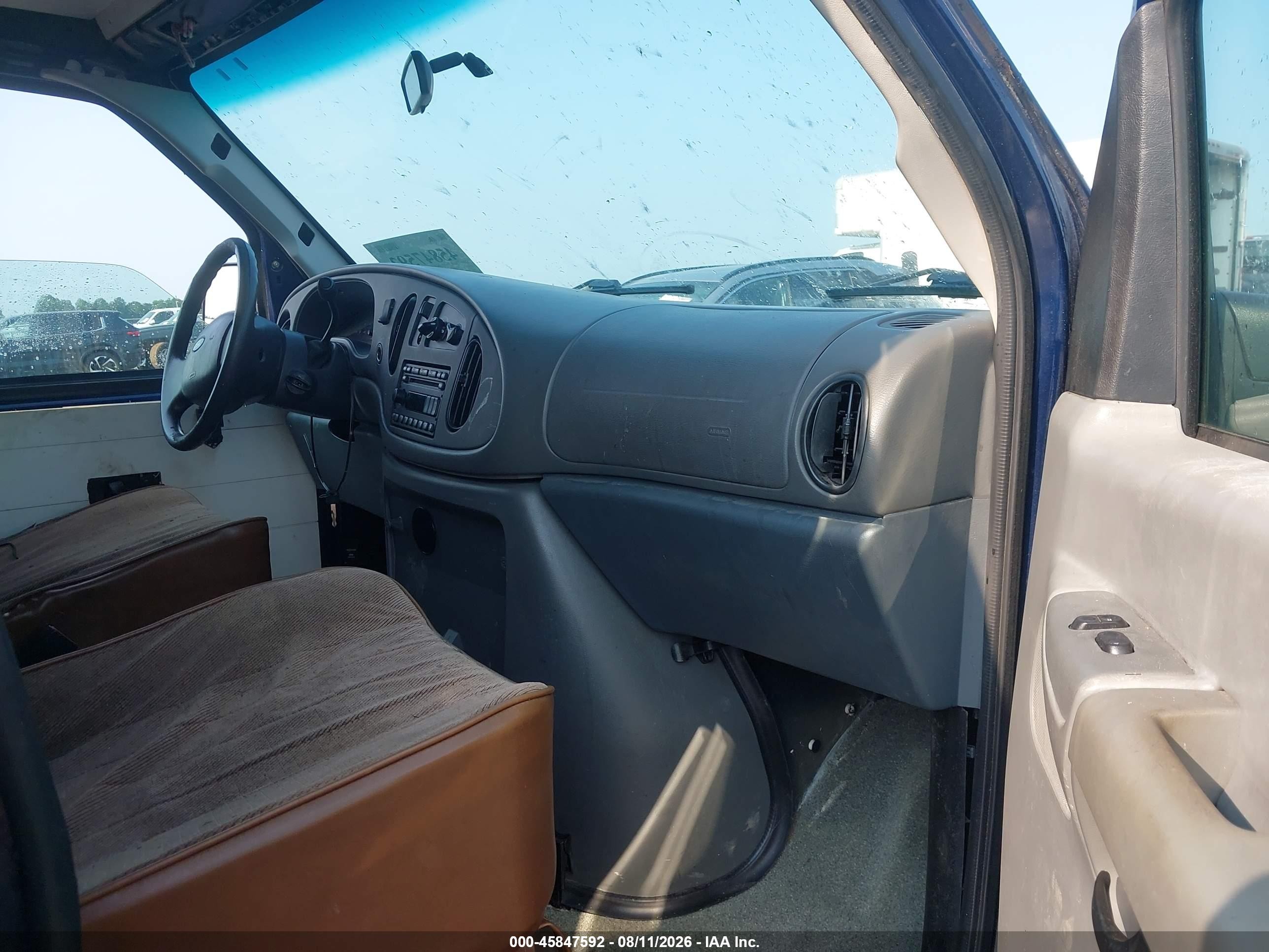 2007 Ford E-150 Chateau/xl/xlt Dark Blue vin: 1FMNE11W07DA86005